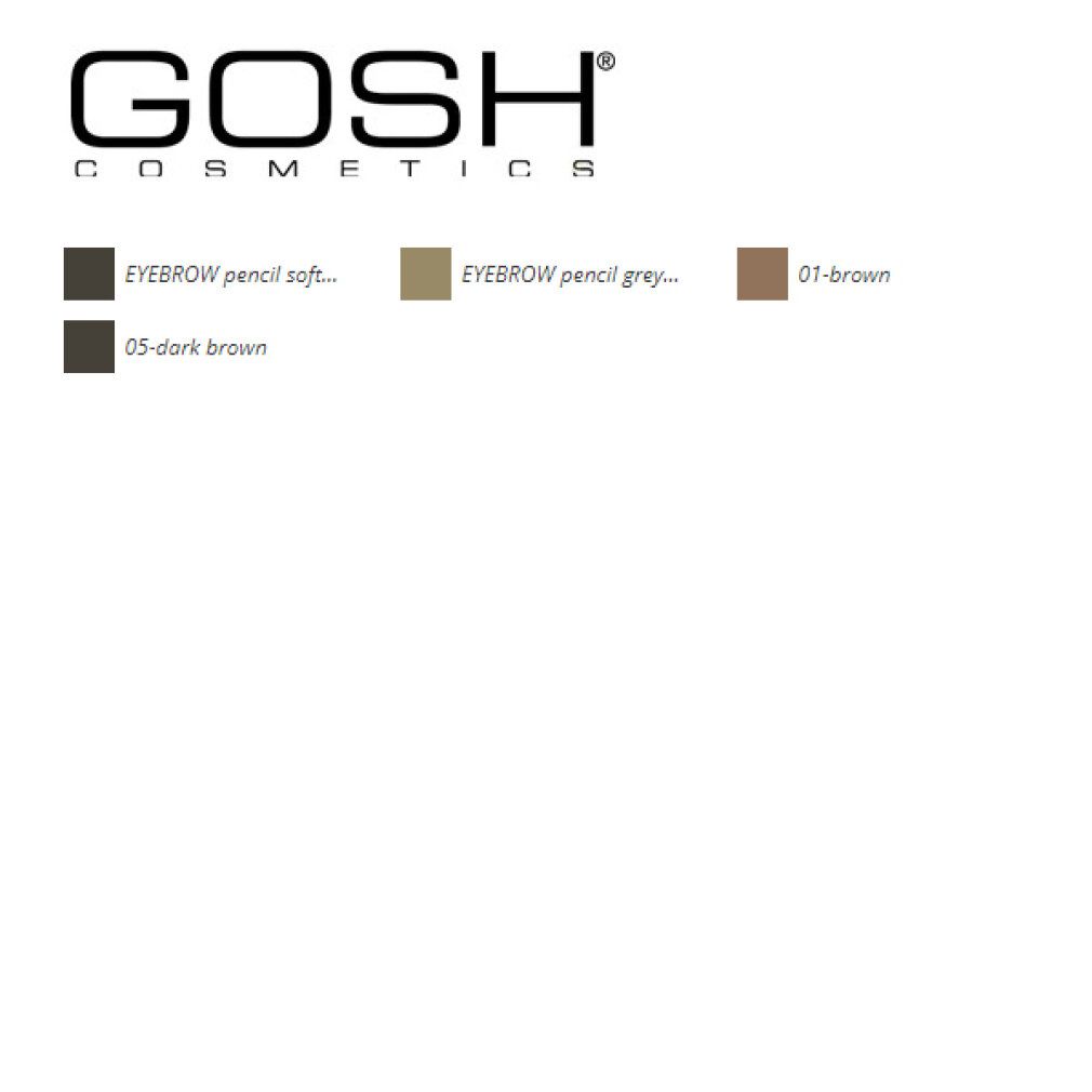 Gosh Eyebrow Pencil Soft Black