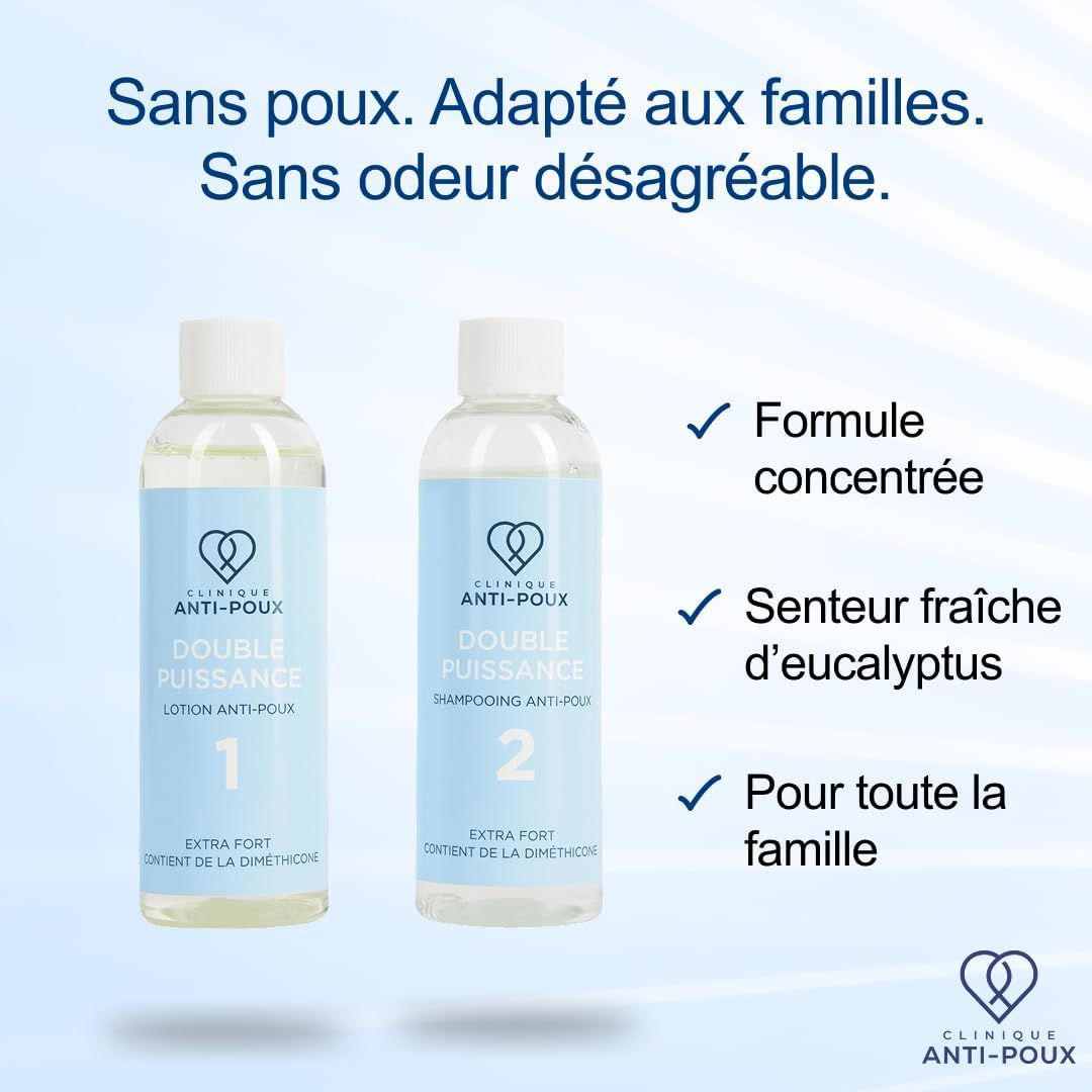 La Clinique Anti-Poux Shampoing anti-poux Premium + Lotion Deux Peignes