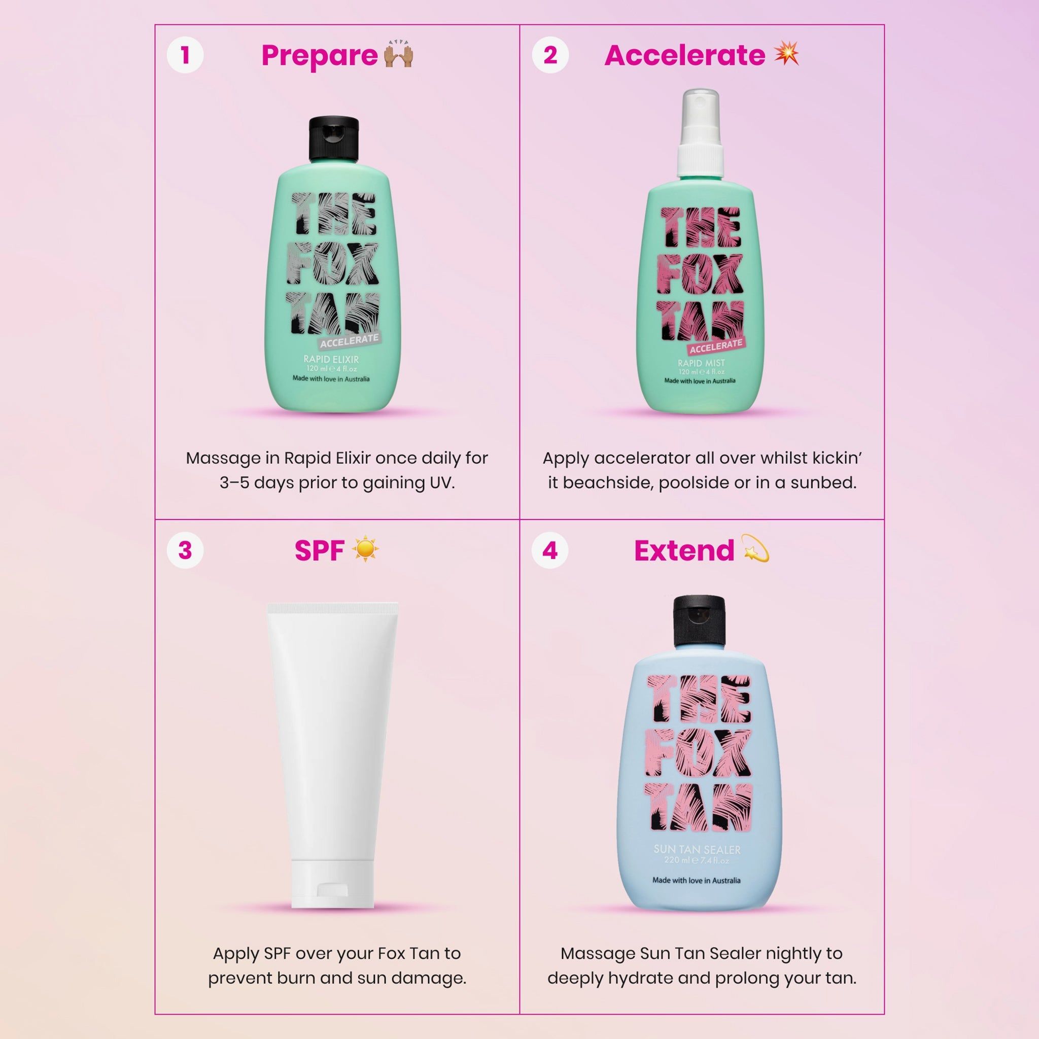 The Fox Tan Rapid Tanning Mist
