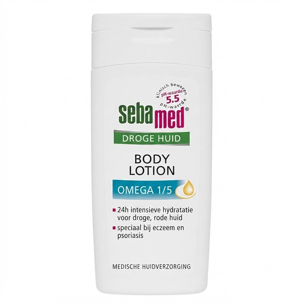 Sebamed Droge Huid Body Lotion Omega 1/5. Fles met klapdeksel. pH 5.5.