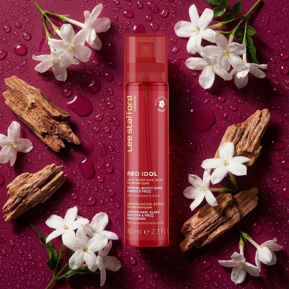 Lee Stafford Red Idol Hair Perfume Mist – Jasmijn & Cederhout