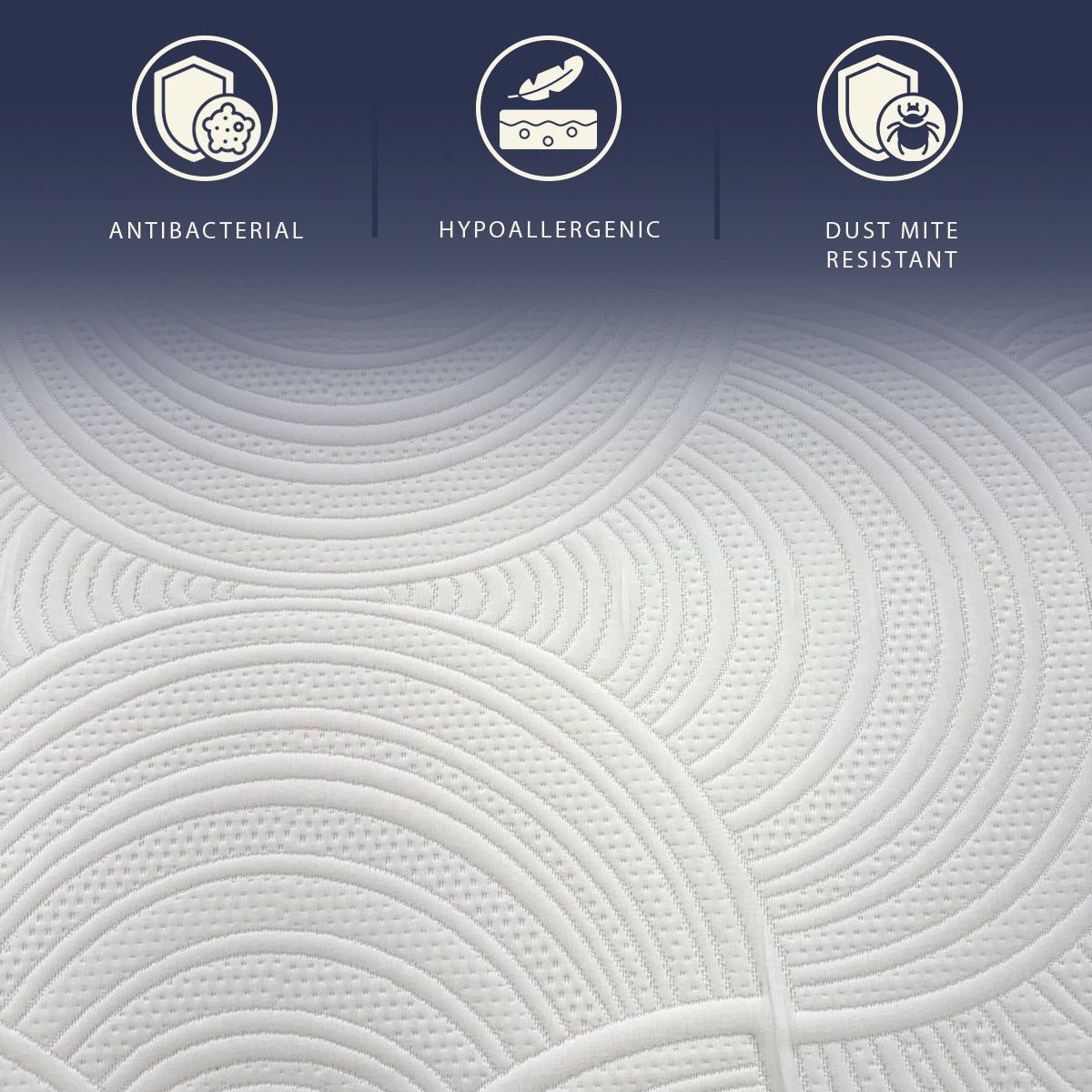The White Stone Matras 80x190 met Breeze Memory Foam en Pocketvering | Hoogte 30 cm