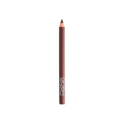 Gosh Kohl Eyeliner Bruin. Puntige potlood met zilveren tekst.
