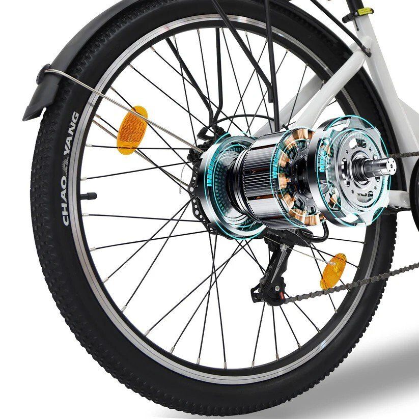 AVDL A32 Vélo électrique urbain 26 pouces, batterie amovible 36 V 12,8 Ah