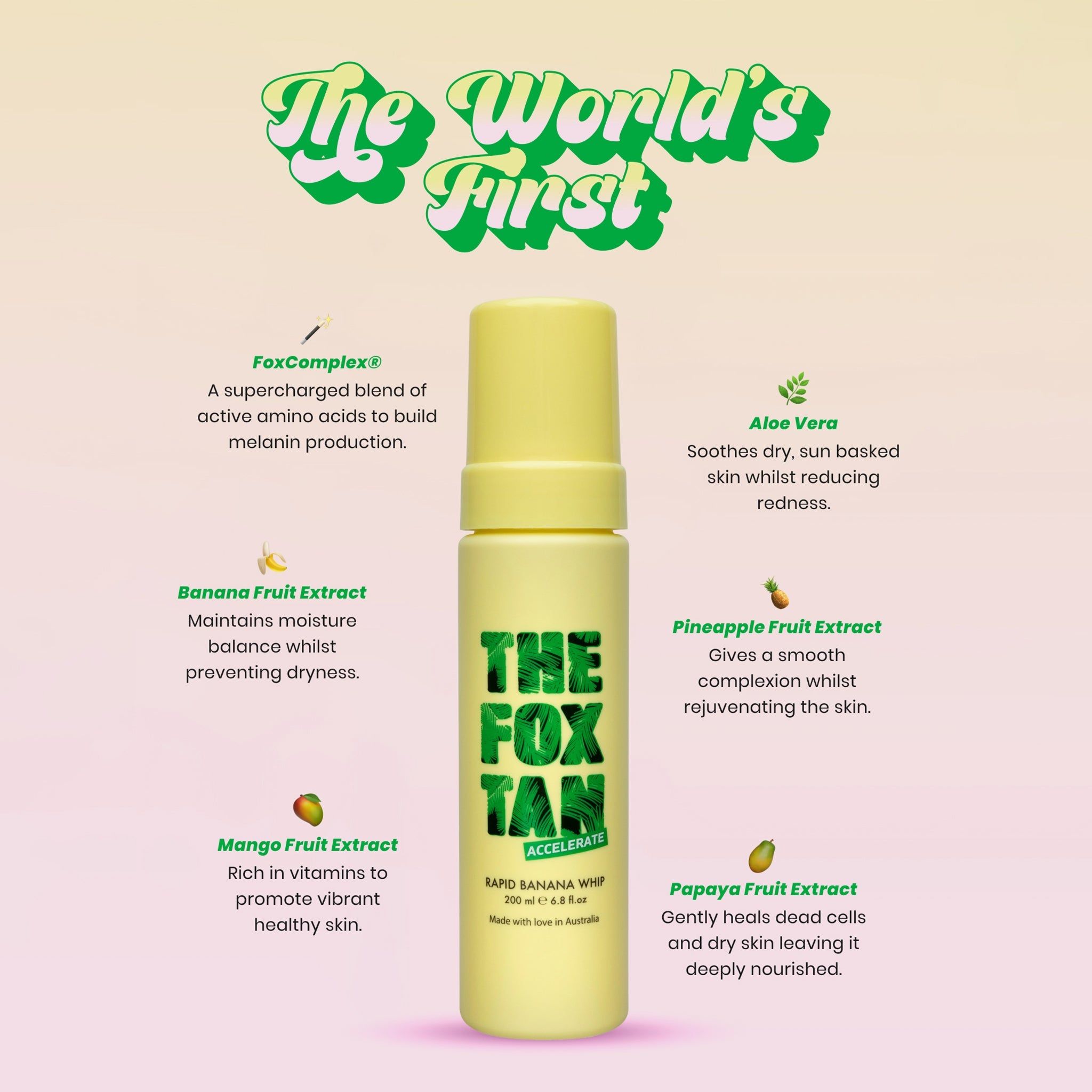 The Fox Tan Rapid Banana Whip