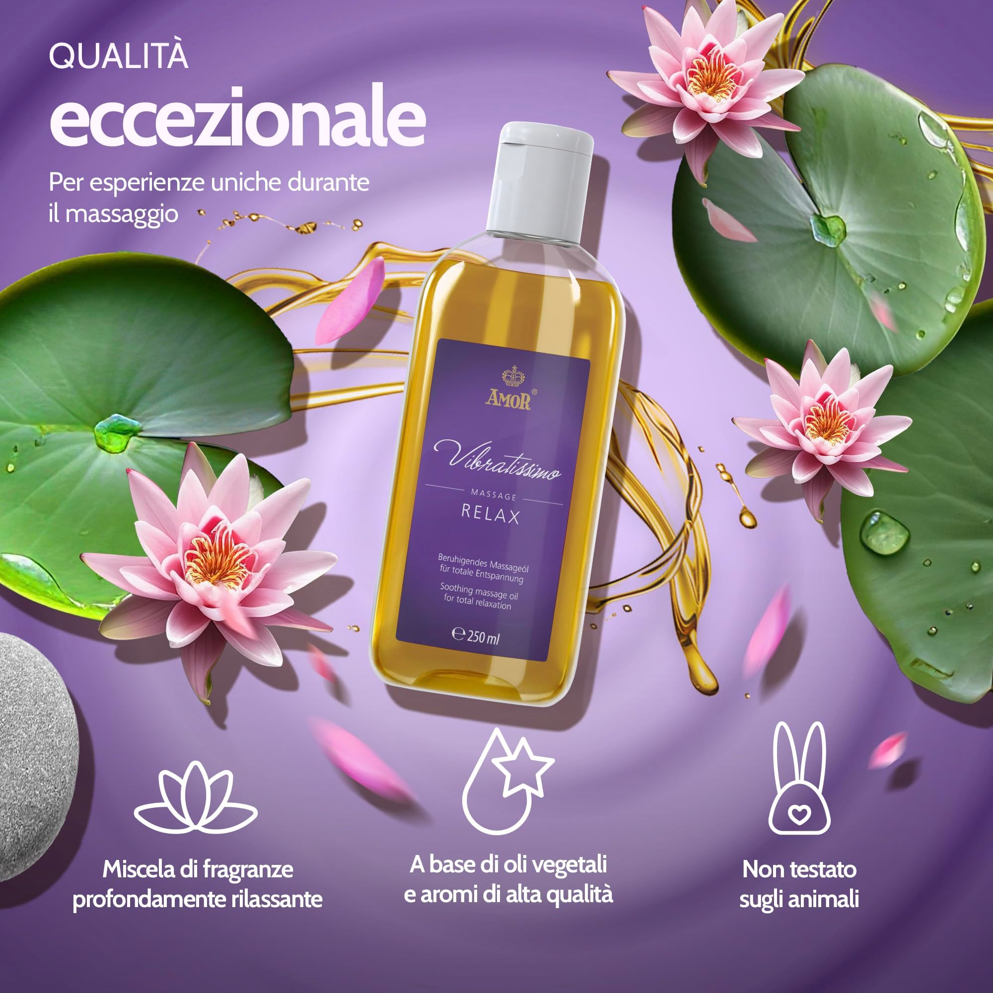 Vibratissimo Huile de Massage Relax