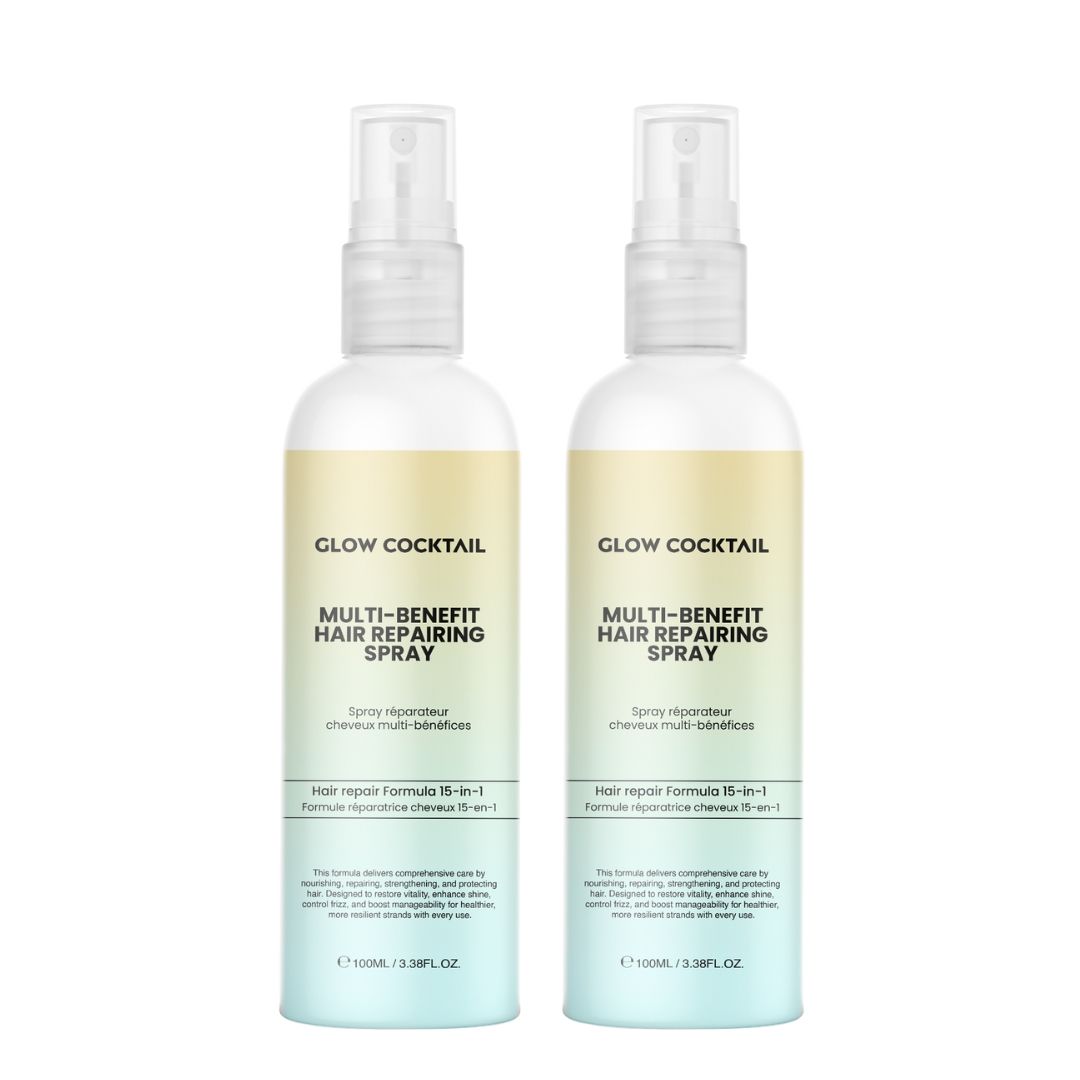 Glow Cocktail Multi-Benefit Haarherstellende Spray Duo