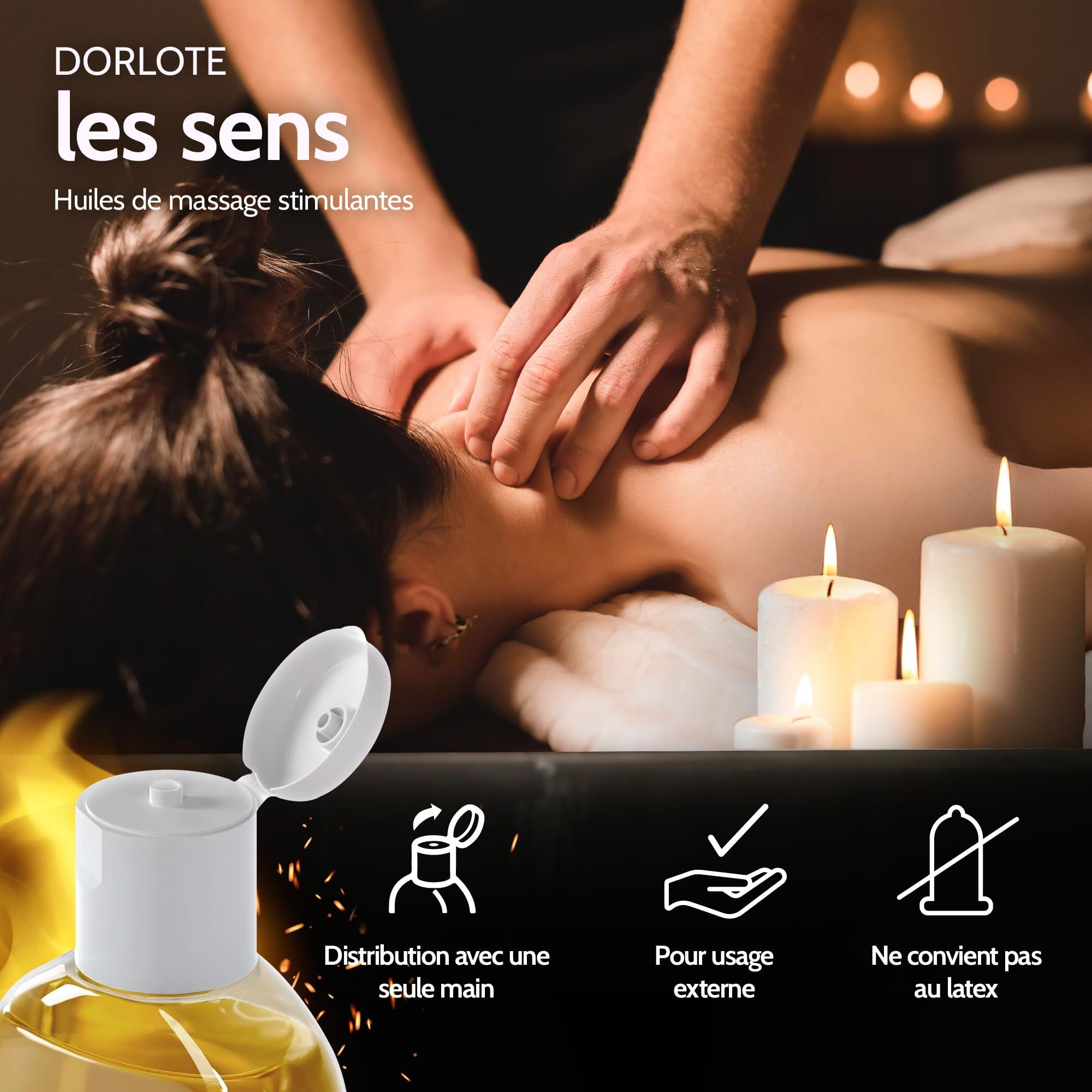 Vibratissimo Huile de Massage Hot Moments