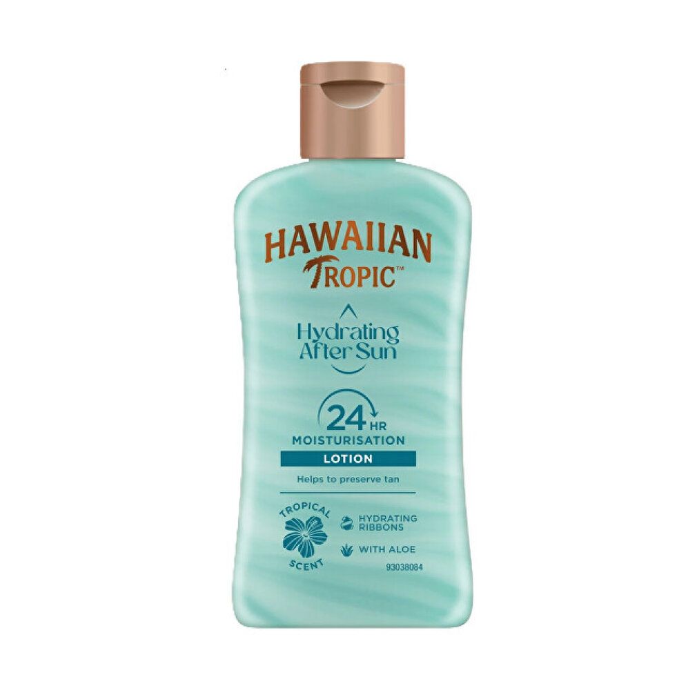 Lotion après-soleil Hawaiian Tropic, hydratation 24h, à l'aloe.