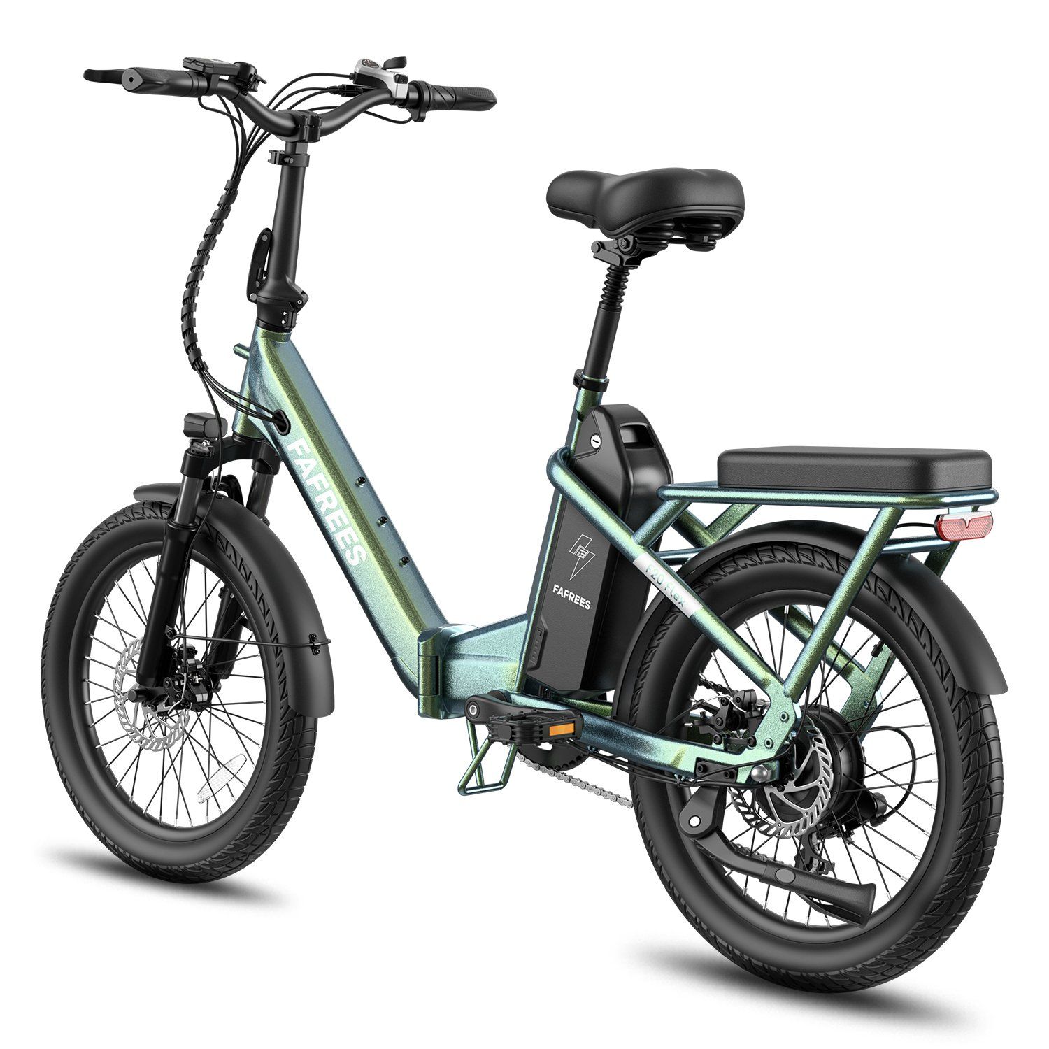 FAFREES F20 Flex Elektrische fiets voor woon-werkverkeer met 36V 20Ah accu / 100 km actieradius