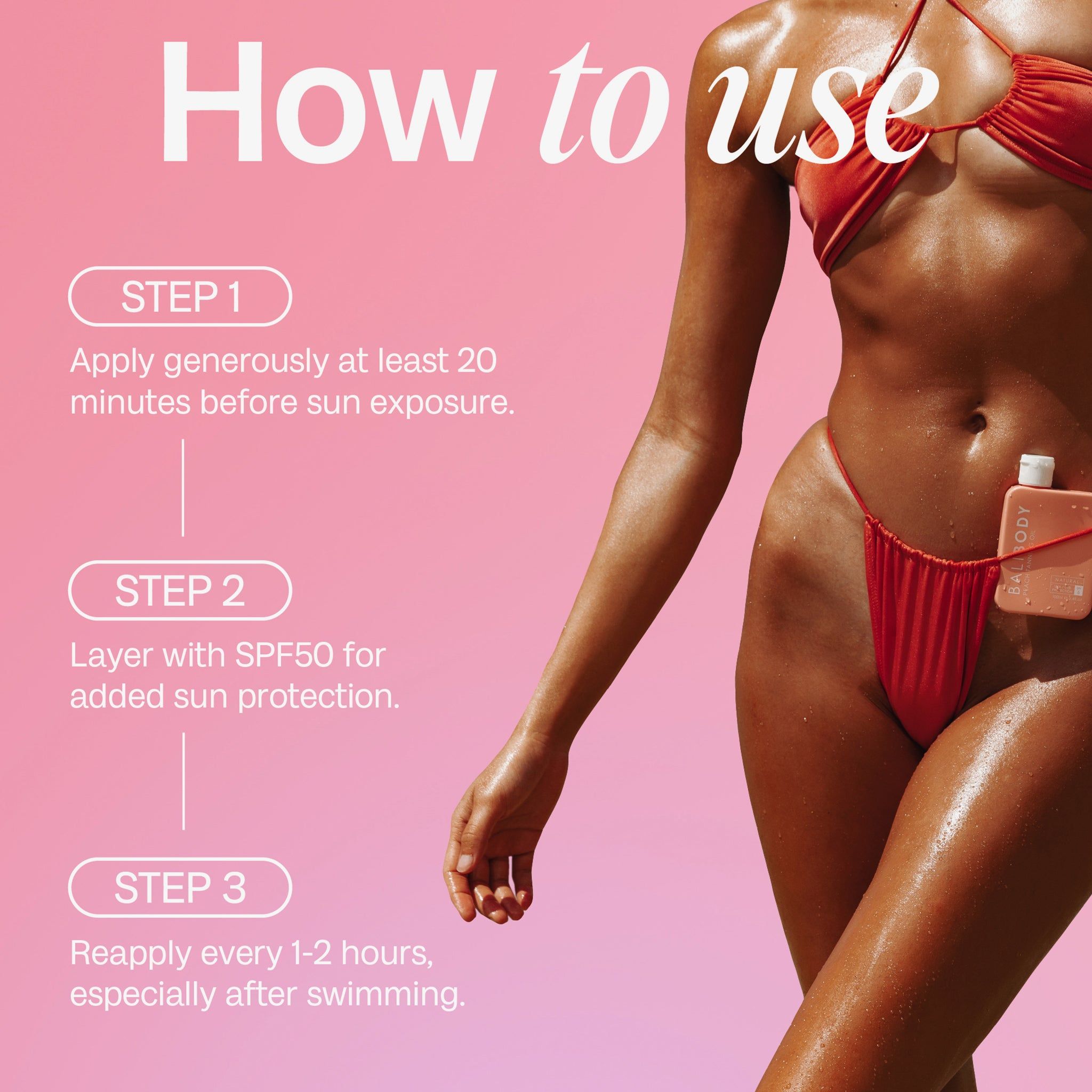 Bali Body Tanning Oil SPF 15 Watermelon