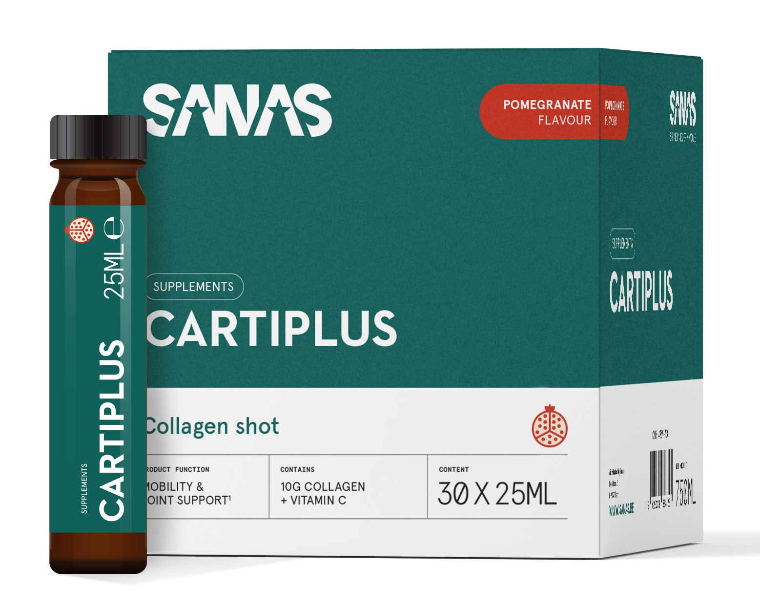 Sanas Cartiplus Pomegranate - Collageen Shot