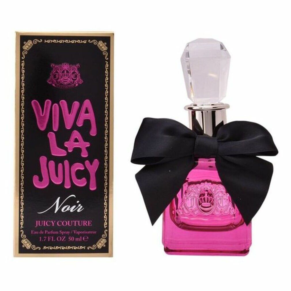 Flesje en verpakking van Viva La Juicy Noir Eau de Parfum, 50 ml.