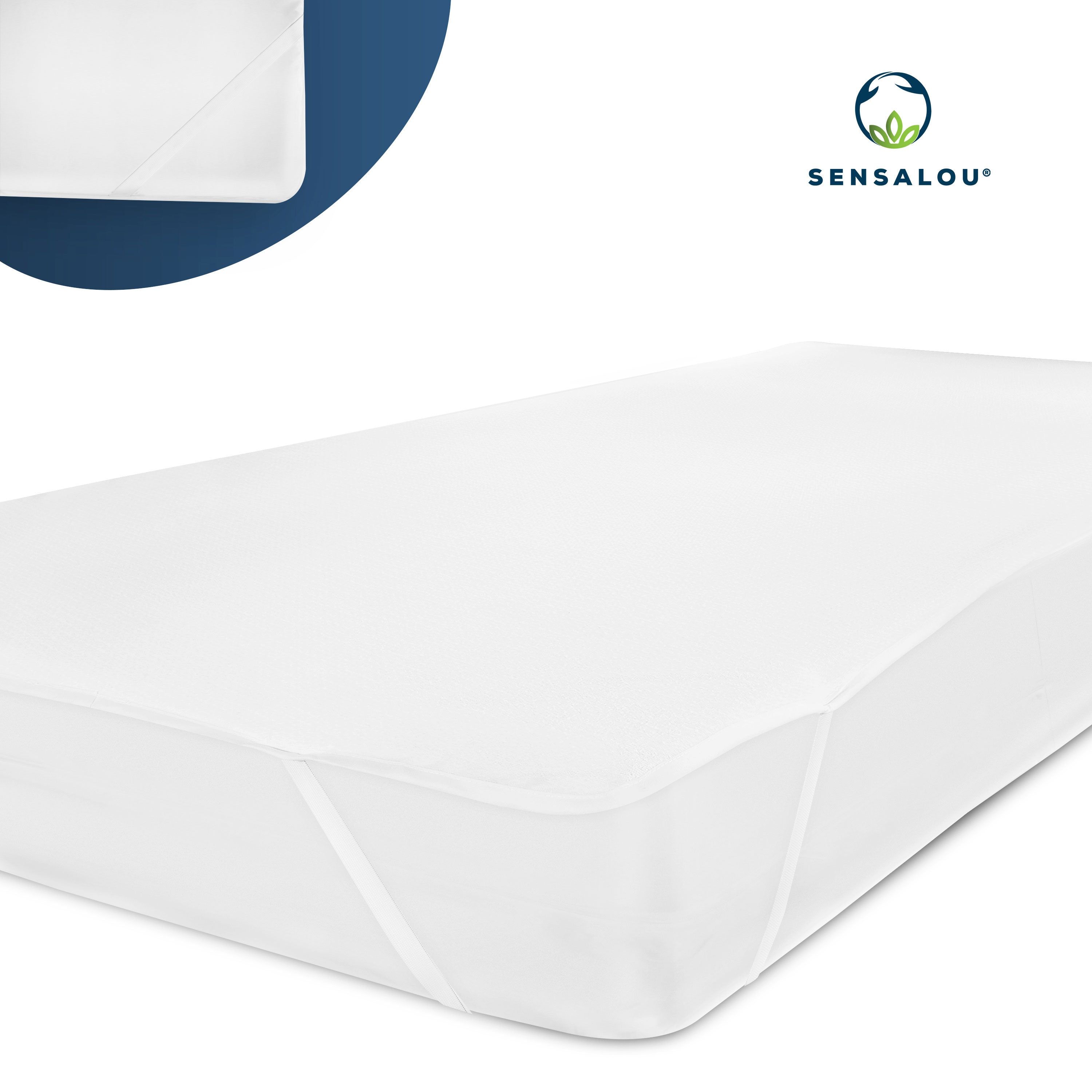 Sensalou Protège matelas surmatelas protection imperméable