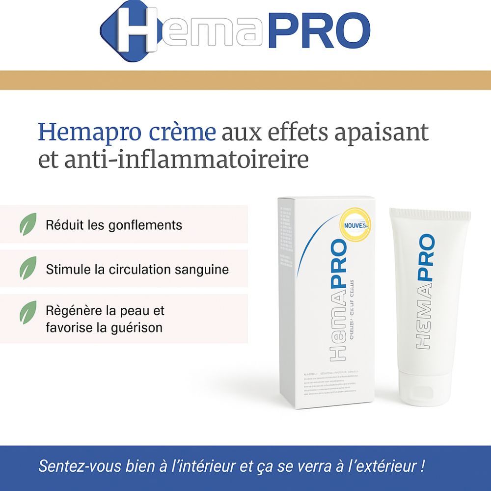 500Cosmetics Crème Hemapro contre les hémorroïdes