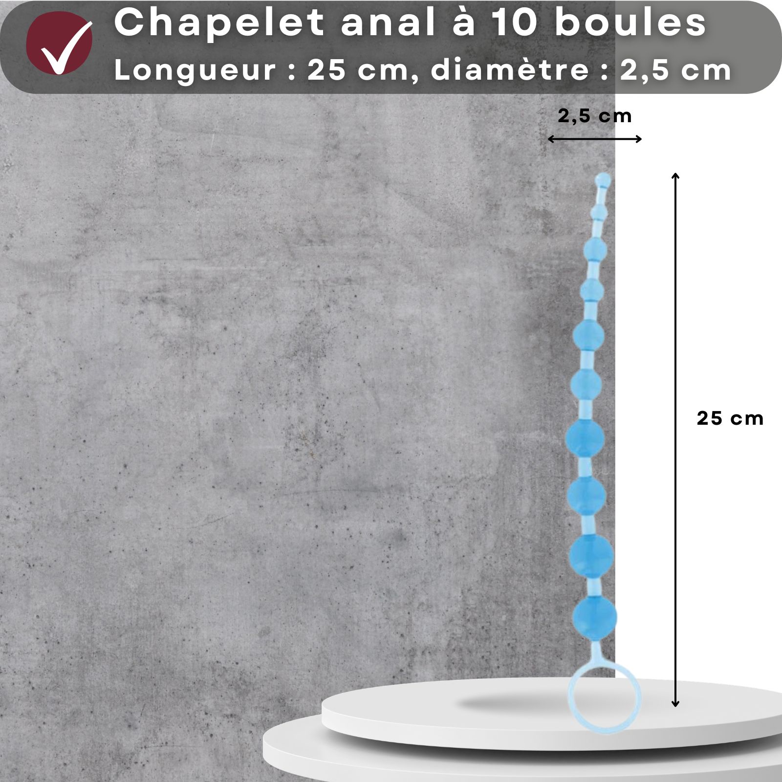 Lovelyness - Perles anales avec boules