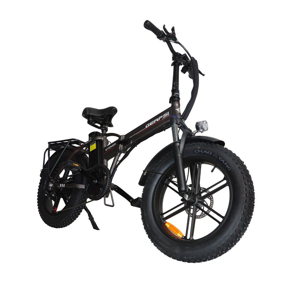 BAOLUJIE DZ2002 Vélo électrique à gros pneus pour adultes, batterie amovible 48 V 16 Ah