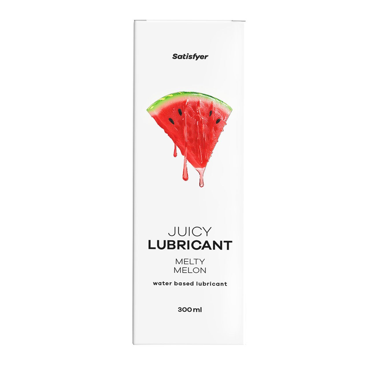 Satisfyer Juicy Lubricant Melty Melon, glijmiddel op waterbasis, 300ml.