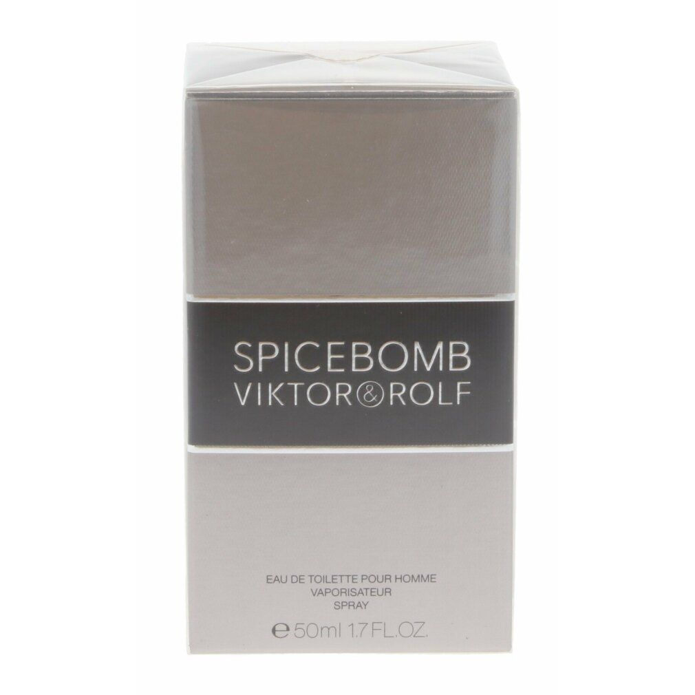 Boîte SPICEBOMB VIKTOR & ROLF. Eau de toilette pour homme, vaporisateur, 50ml, 1.7 FL.OZ.