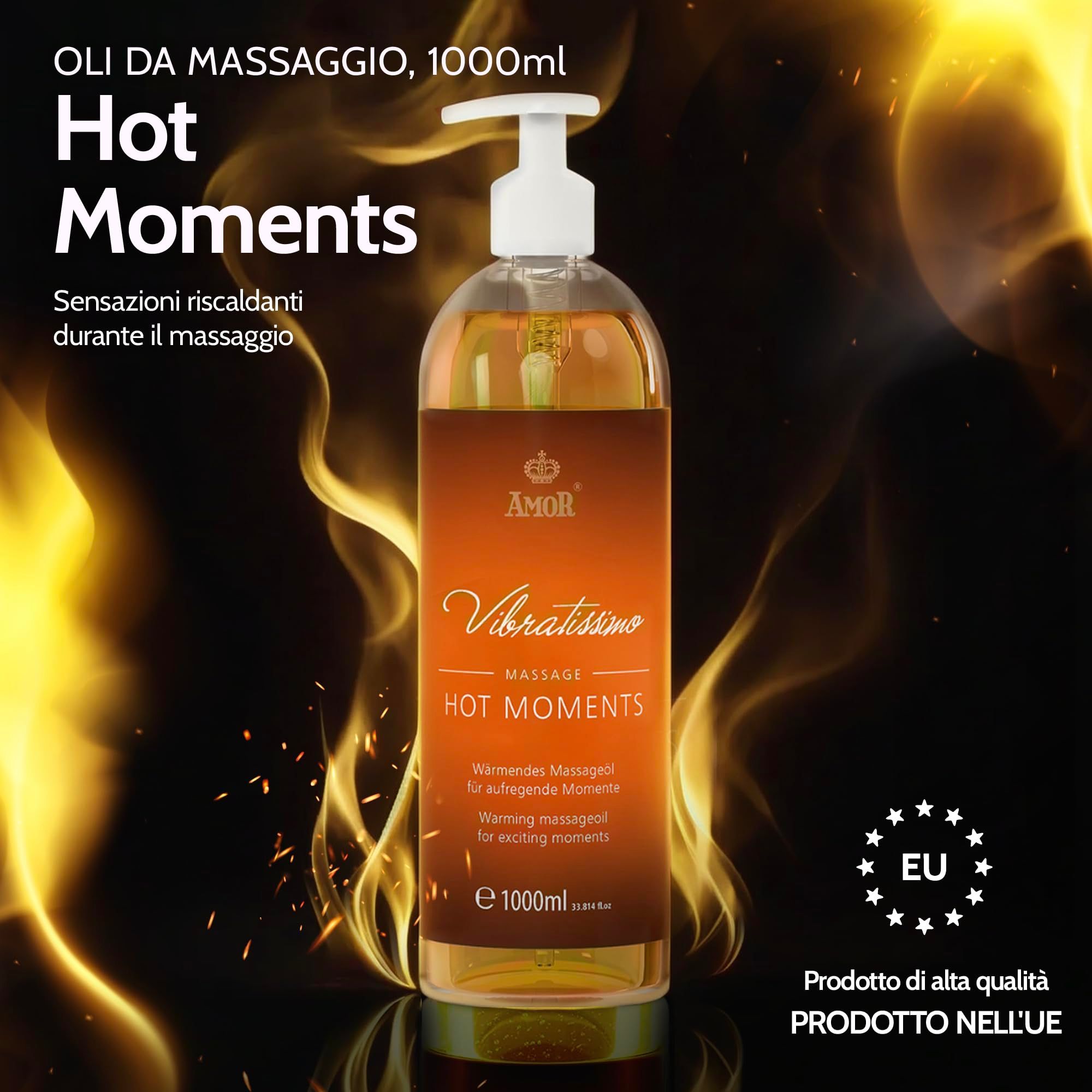 Vibratissimo Huile de Massage Hot Moments
