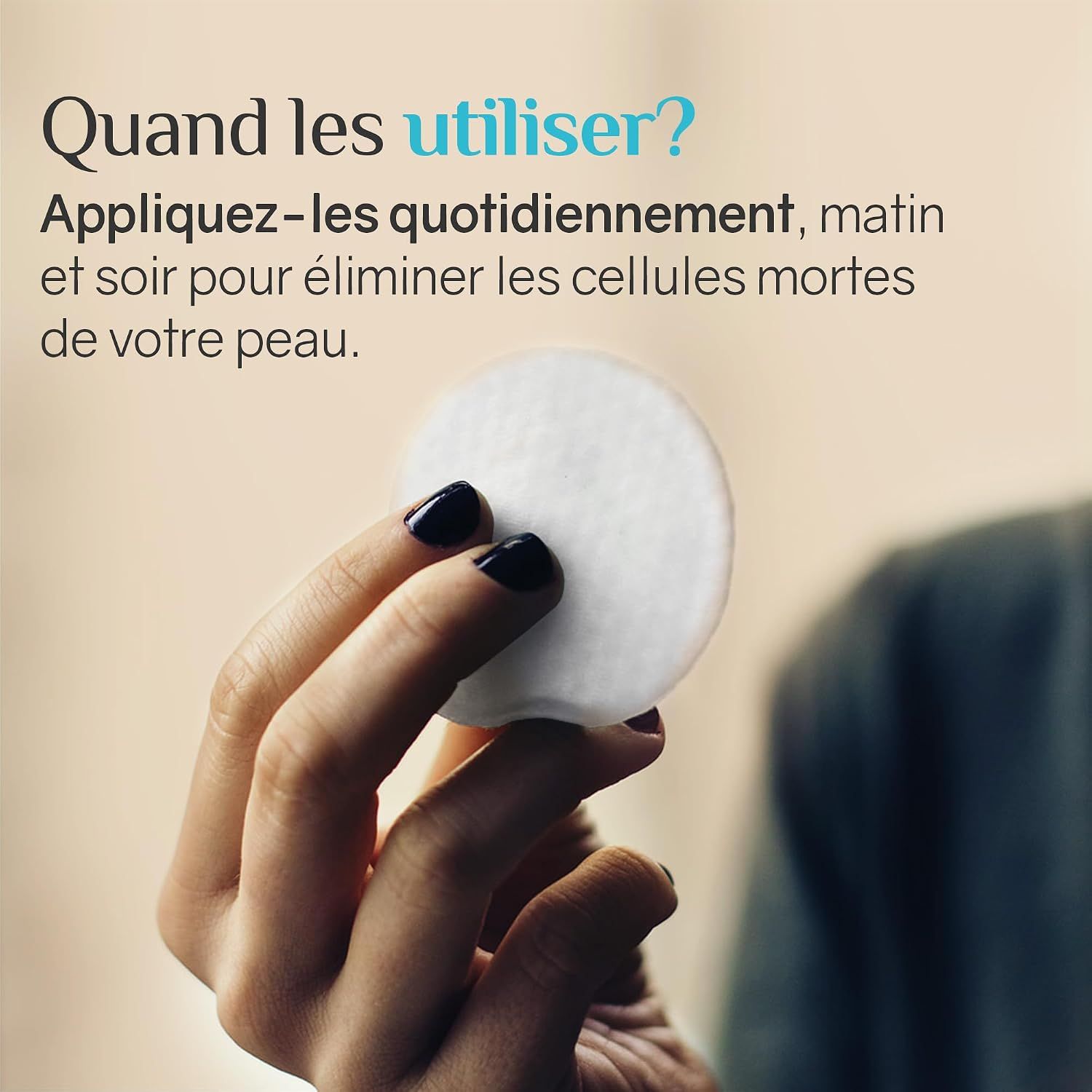 Disques Ardaraz exfoliants : Bocal, boîte en carton et un disque individuel.