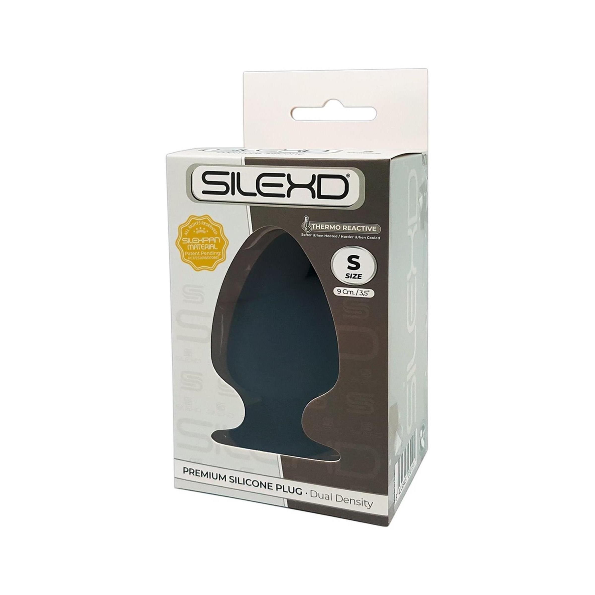 Bouchon en silicone Silexd taille S dans son emballage d'origine.