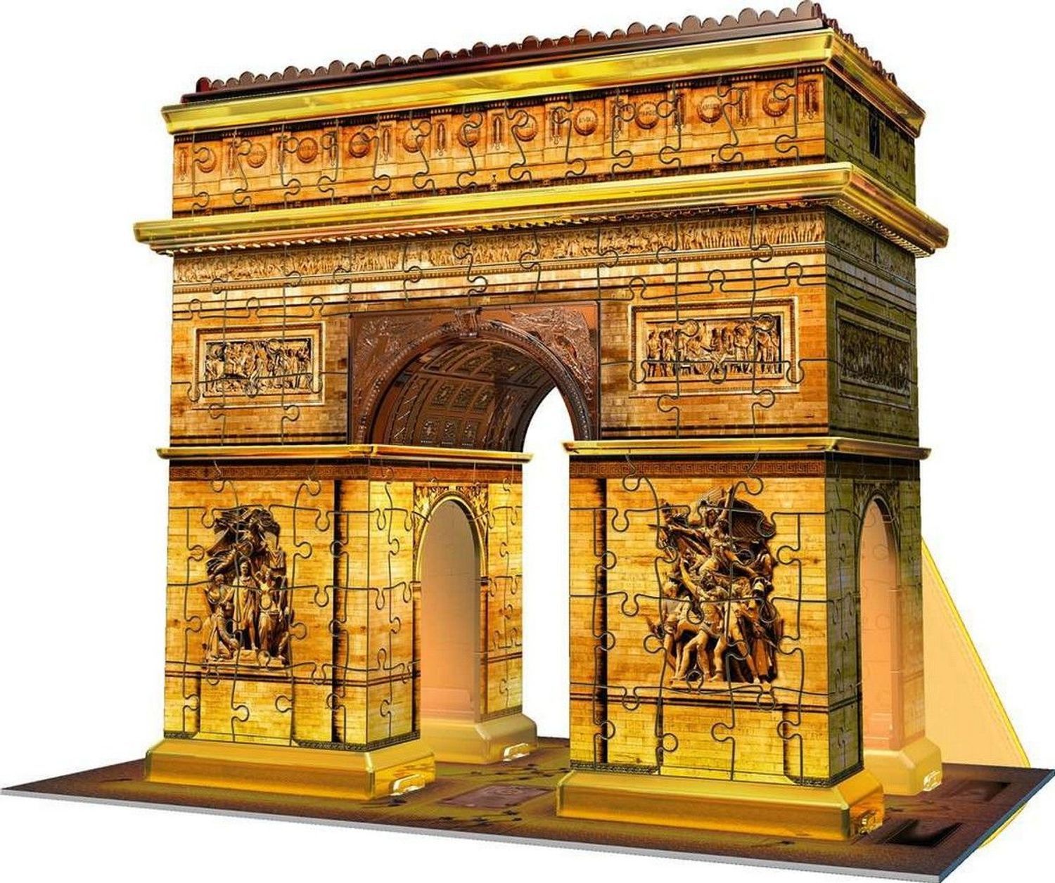 ravensburger Lichte 3D Puzzel Nacht Edition Arc de Triomphe 216 Delen