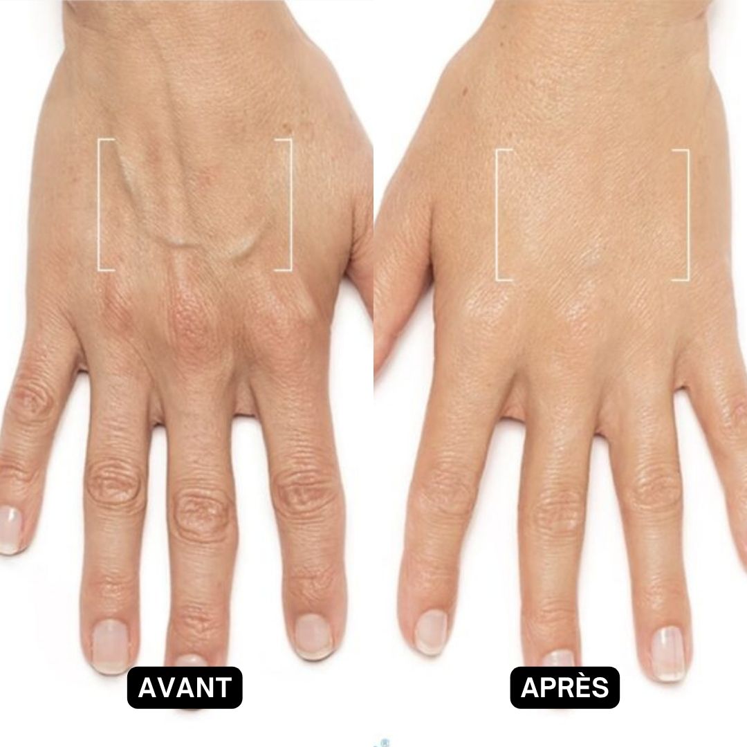 Tube de crème. Dr. Sea Multivitamin Mains & Ongles. Huile d'avocat et d'olive. Recommandé pour: mains, peau mature, ongles.