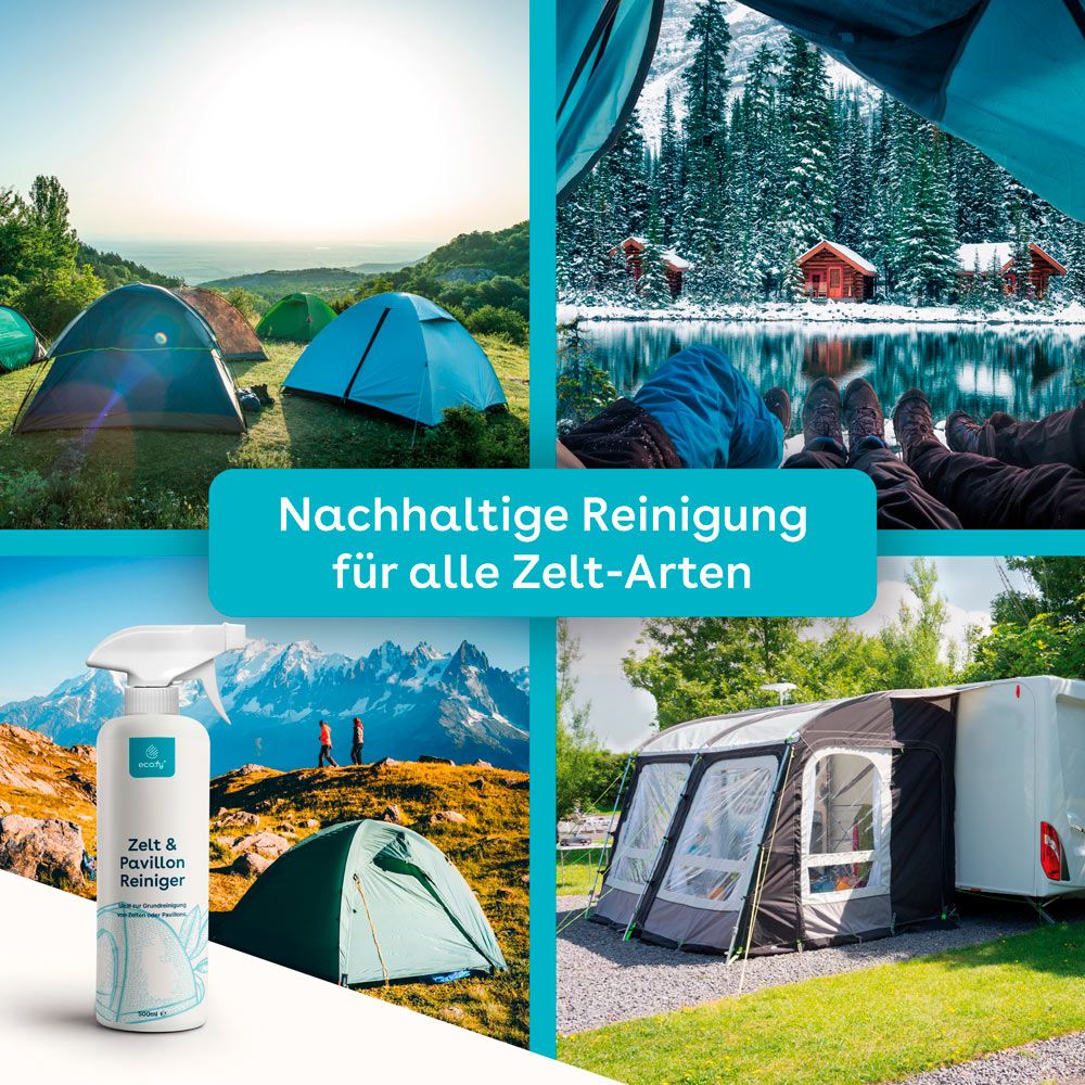 eco:fy® Nettoyant pour tentes et pavillons • en fibres naturelles et synthétiques