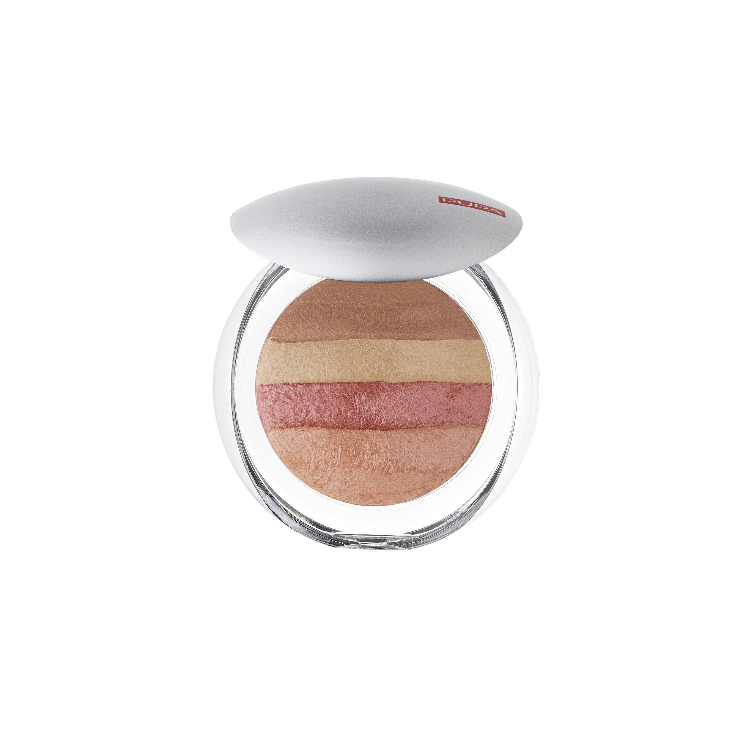 Pupa Milano Luminys Baked All Over Illuminating Blush Powder 06 Coral Stripes