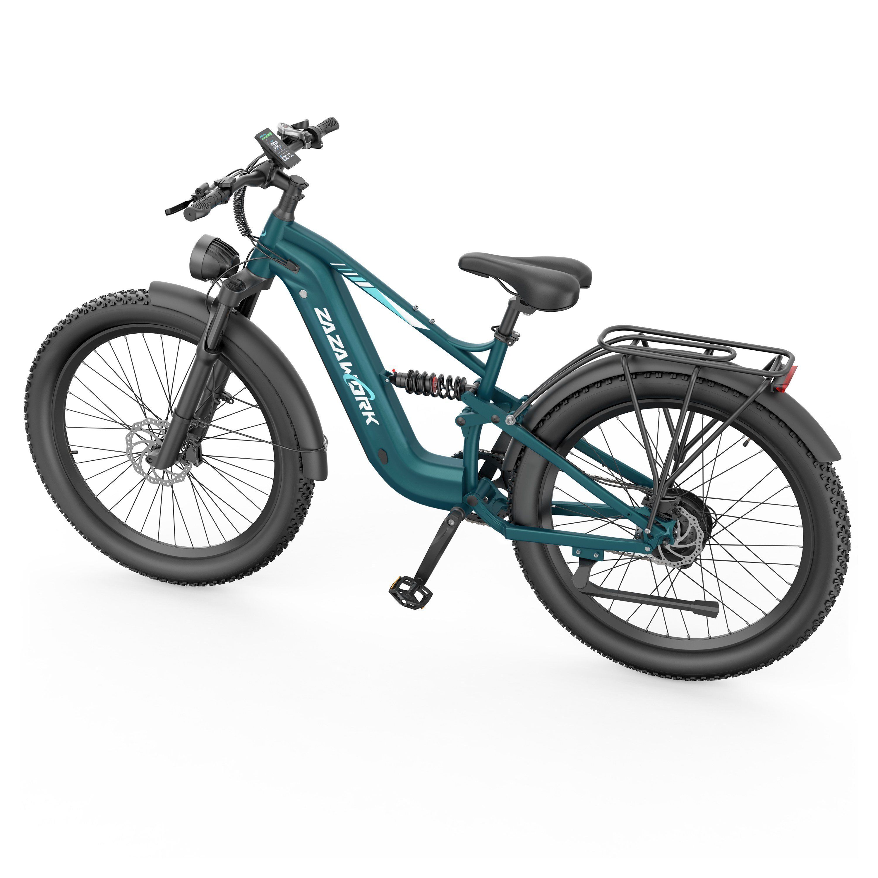 ZAZAWORK CF500 VTT électrique, batterie 48 V 20 Ah, autonomie de 90 km