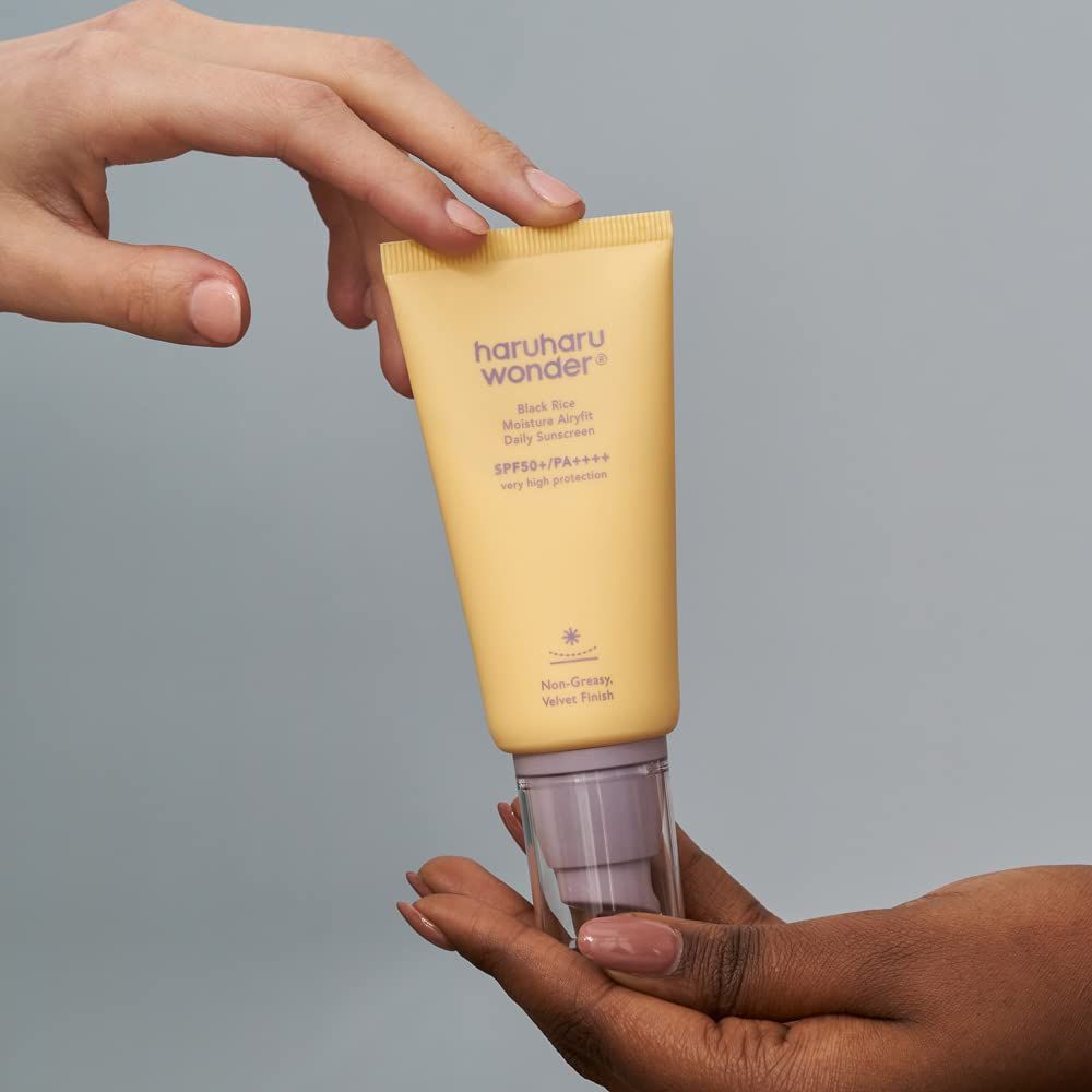 Haruharu Wonder Black Rice Moisture Airyfit Lichtere, meer hydraterende dagelijkse zonnebrandcrème