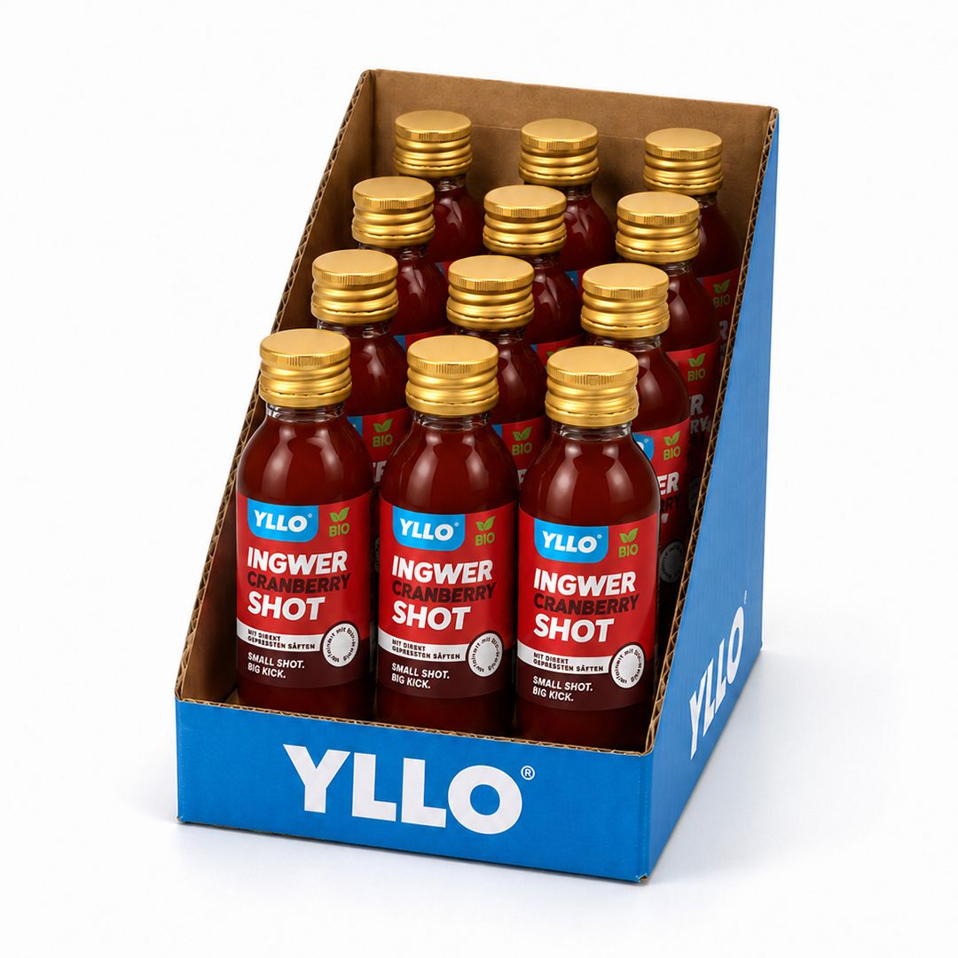 YLLO Bio Gember Cranberry Shot