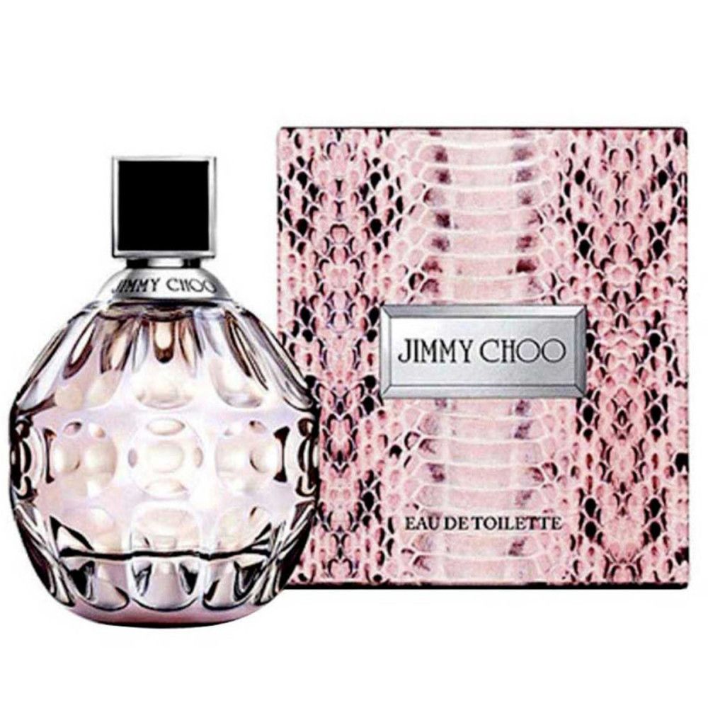 Flacon et boîte Jimmy Choo Eau de Toilette avec motif serpent.