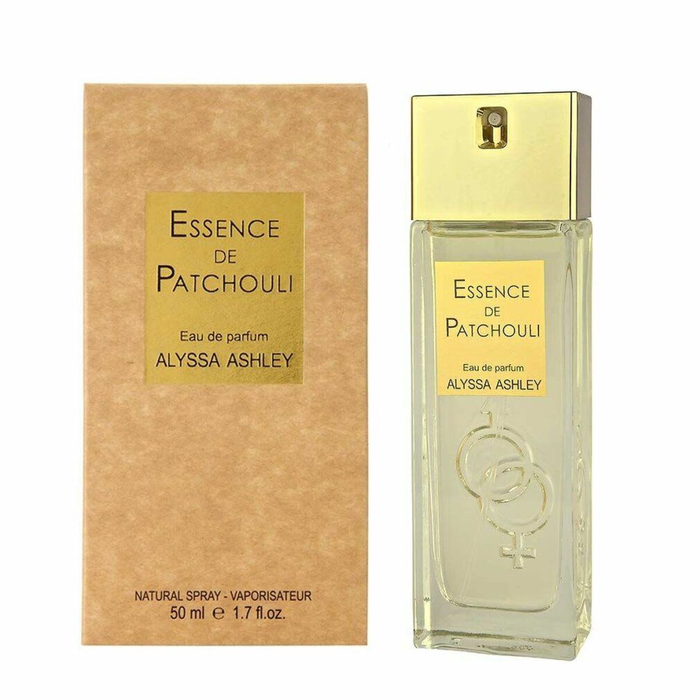 Flesje en doosje Alyssa Ashley Patchouli Eau de Parfum.