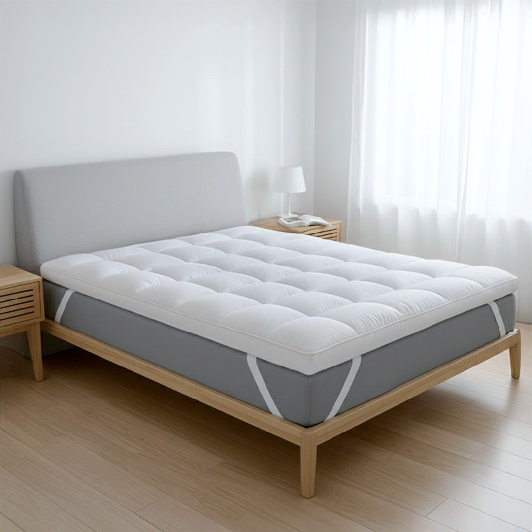The White Stone Topper 180x200 cm met vulling van 1000 g/m²