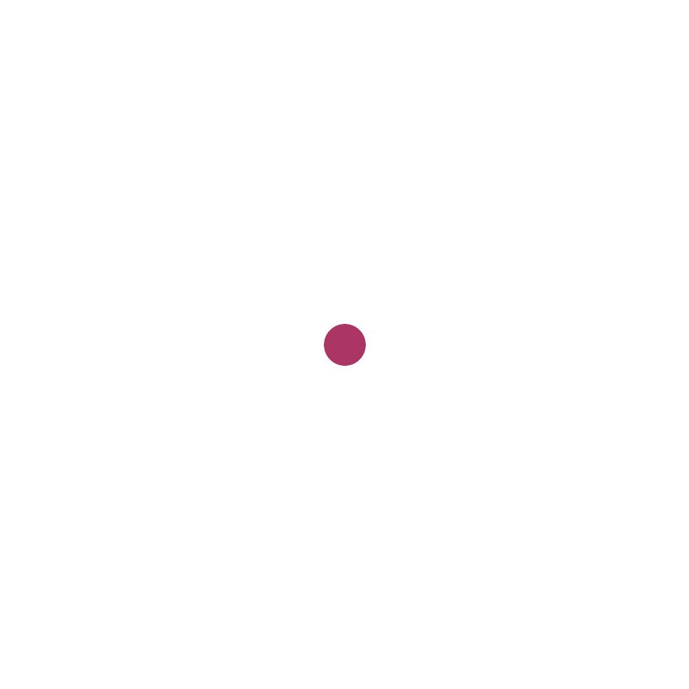 Fond uni avec un petit point rond rose au centre.