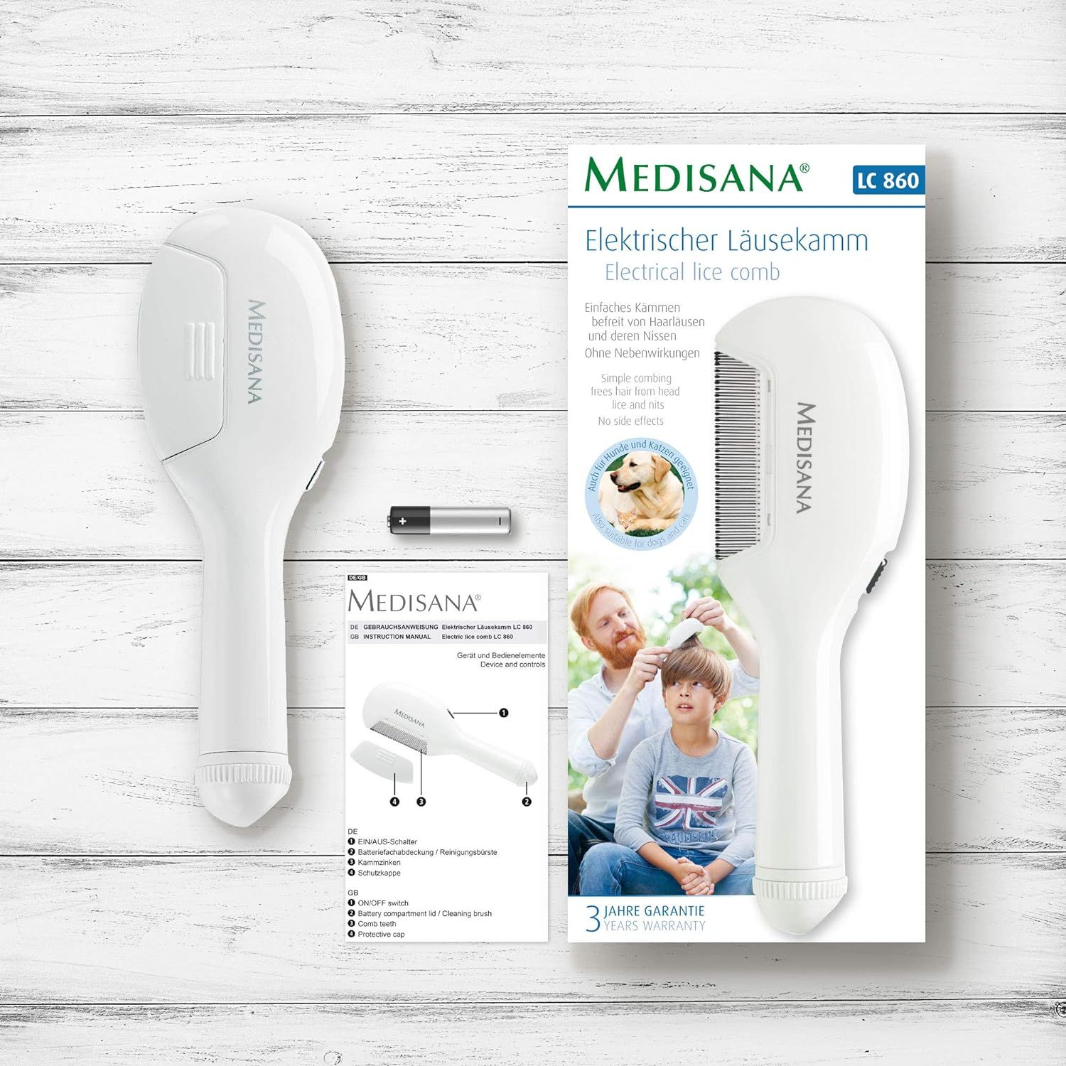 medisana LC 860 luizenkam