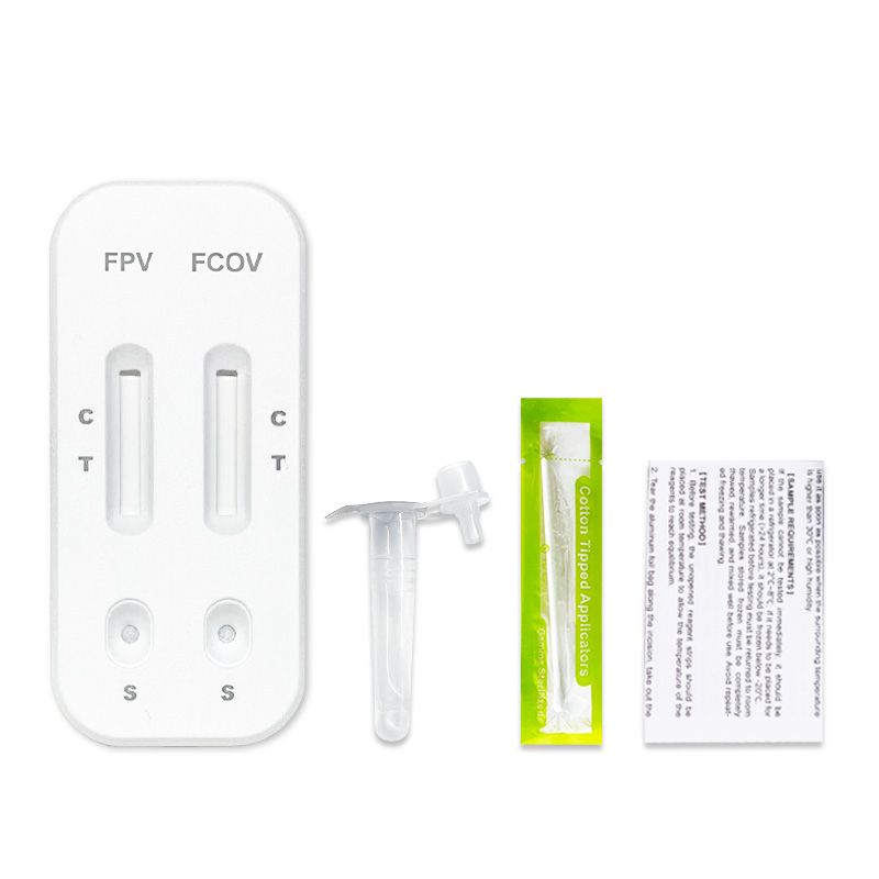 Testeur blanc pour FPV/FCOV. Comprend deux zones de test, un tube, un applicateur et une notice.