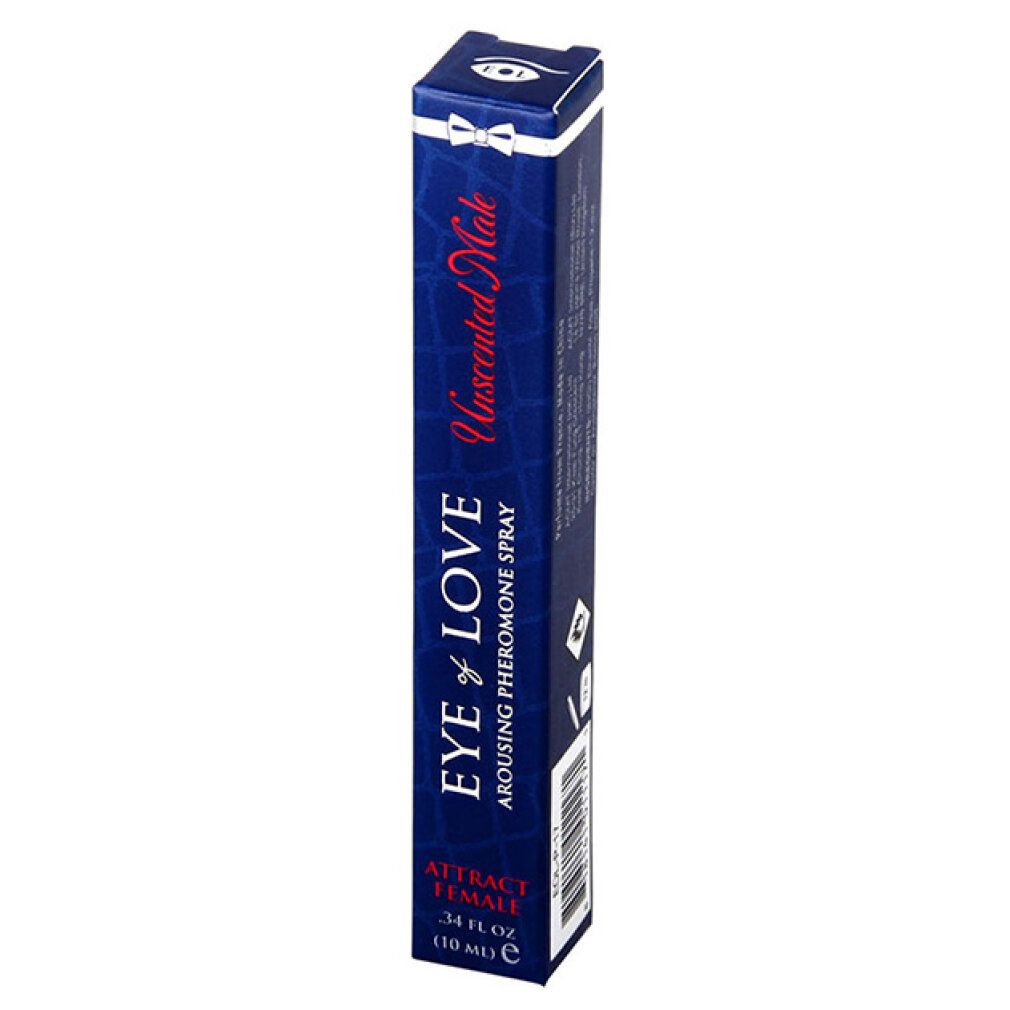 Une boîte de spray phéromone "Eye of Love" pour hommes, sans parfum.