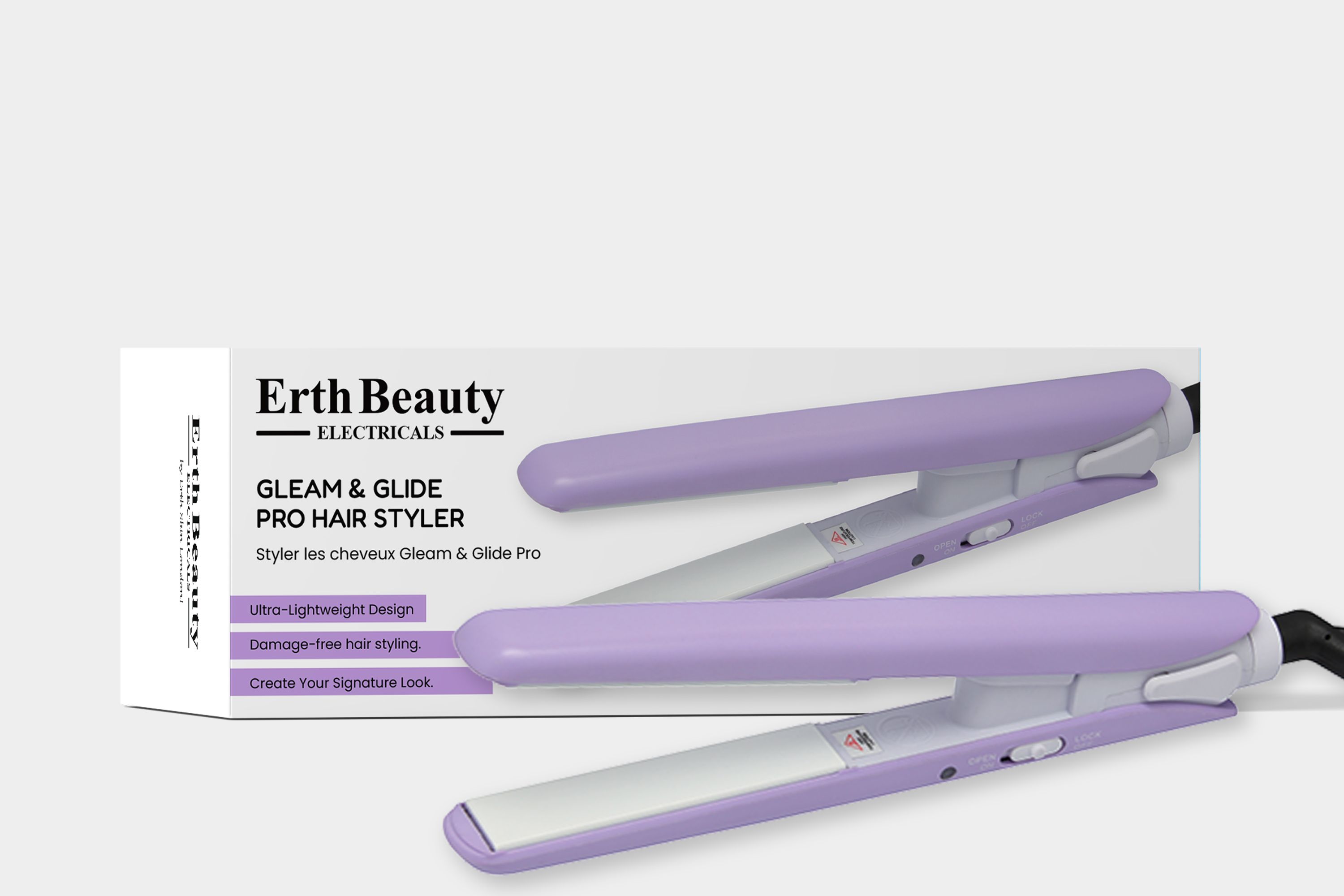 ErthSkin London GLEAM & GLIDE PRO HAARSTYLER