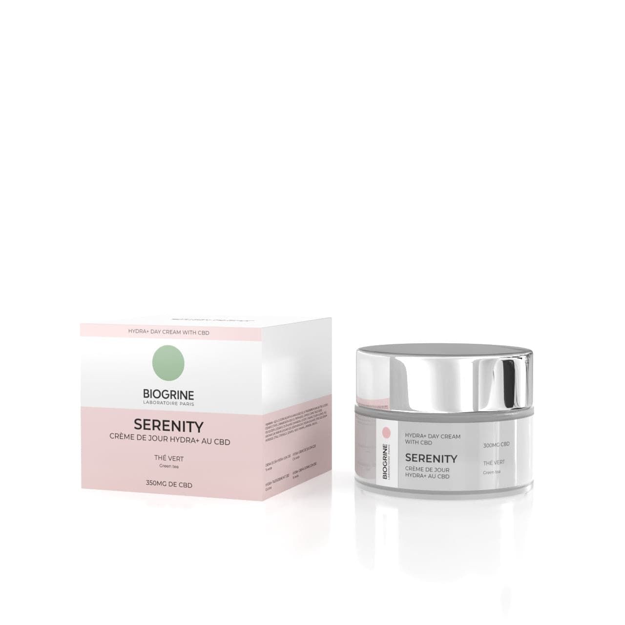 BIOGRINE "SERENITY" – HYDRA+ dagcrème met CBD en groene thee