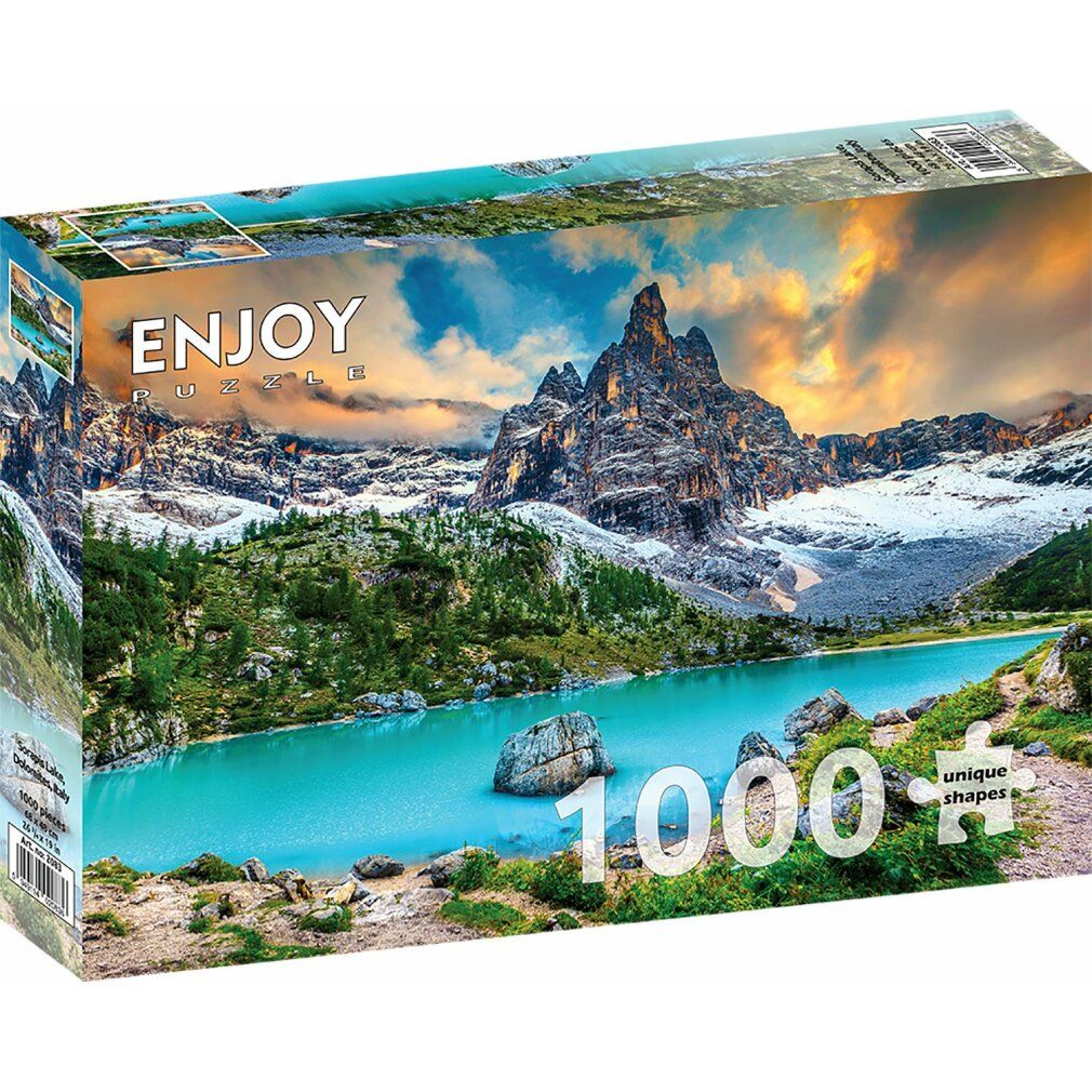 enjoy Puzzel Sorapis Lake, Dolomieten, Italië 1000 delen