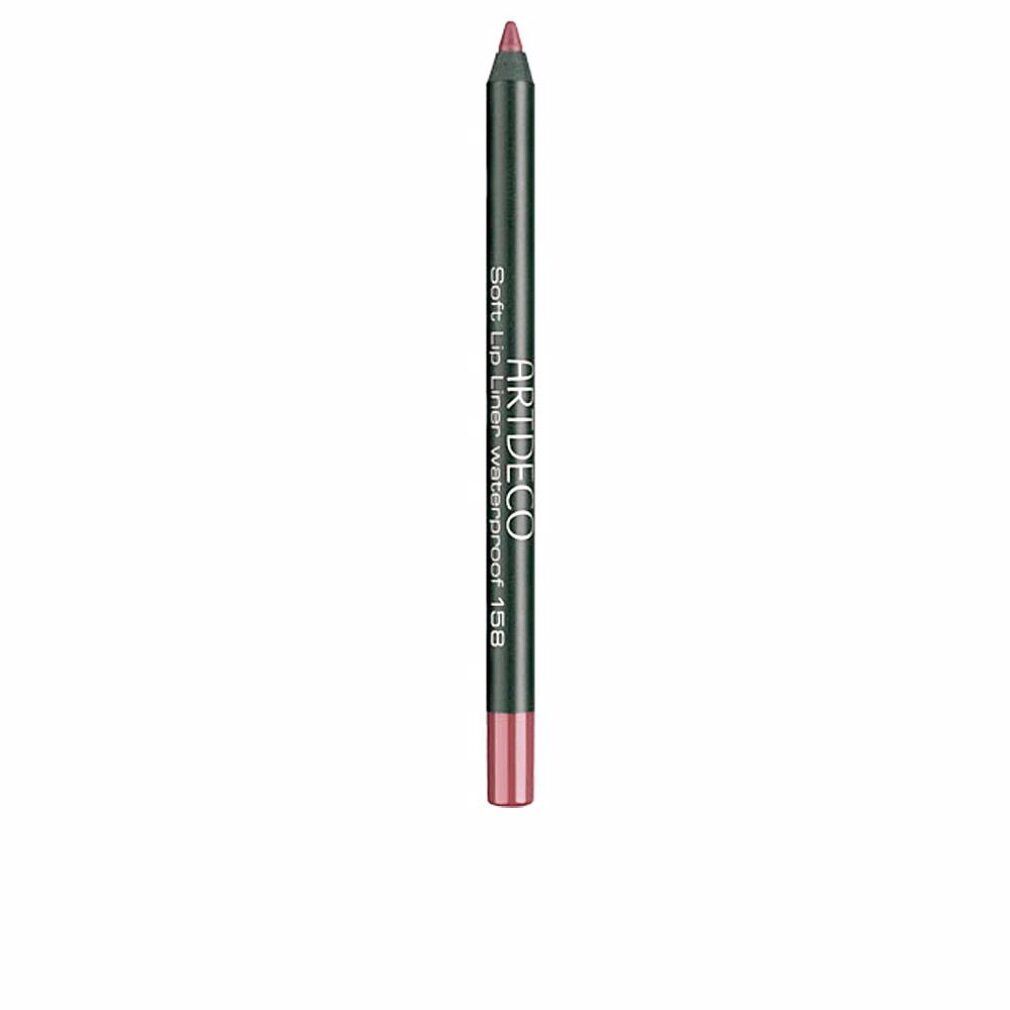Crayon à lèvres ARTDECO Soft Lip Liner Waterproof 158. Crayon gris foncé avec extrémité rose. Texte visible.