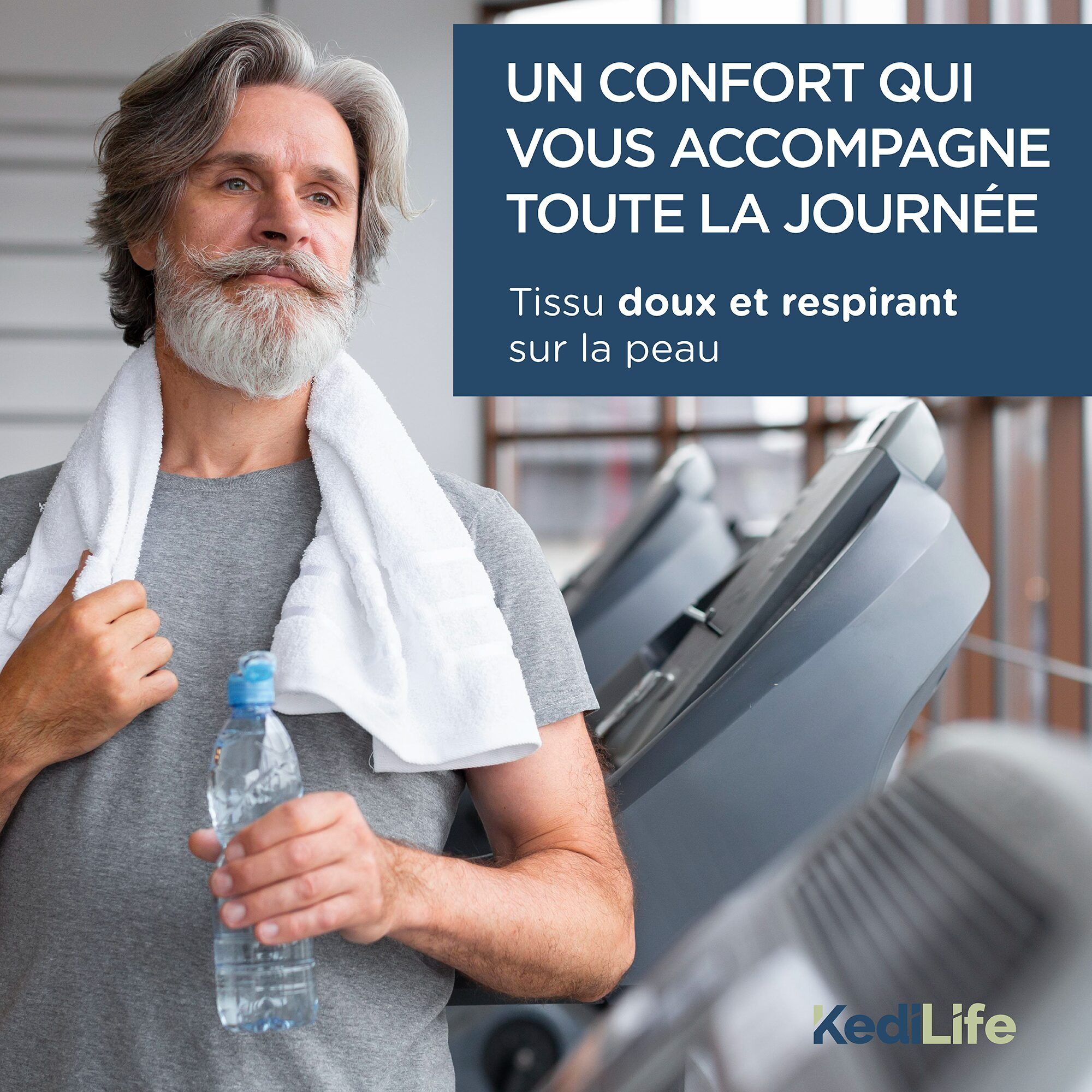 KediLife Boxers pour Incontinence Homme, Boxer Absorbants Noir