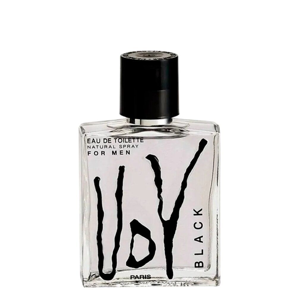 Ulric De Varens Black Eau de Toilette pour Homme, flacon 100ml.