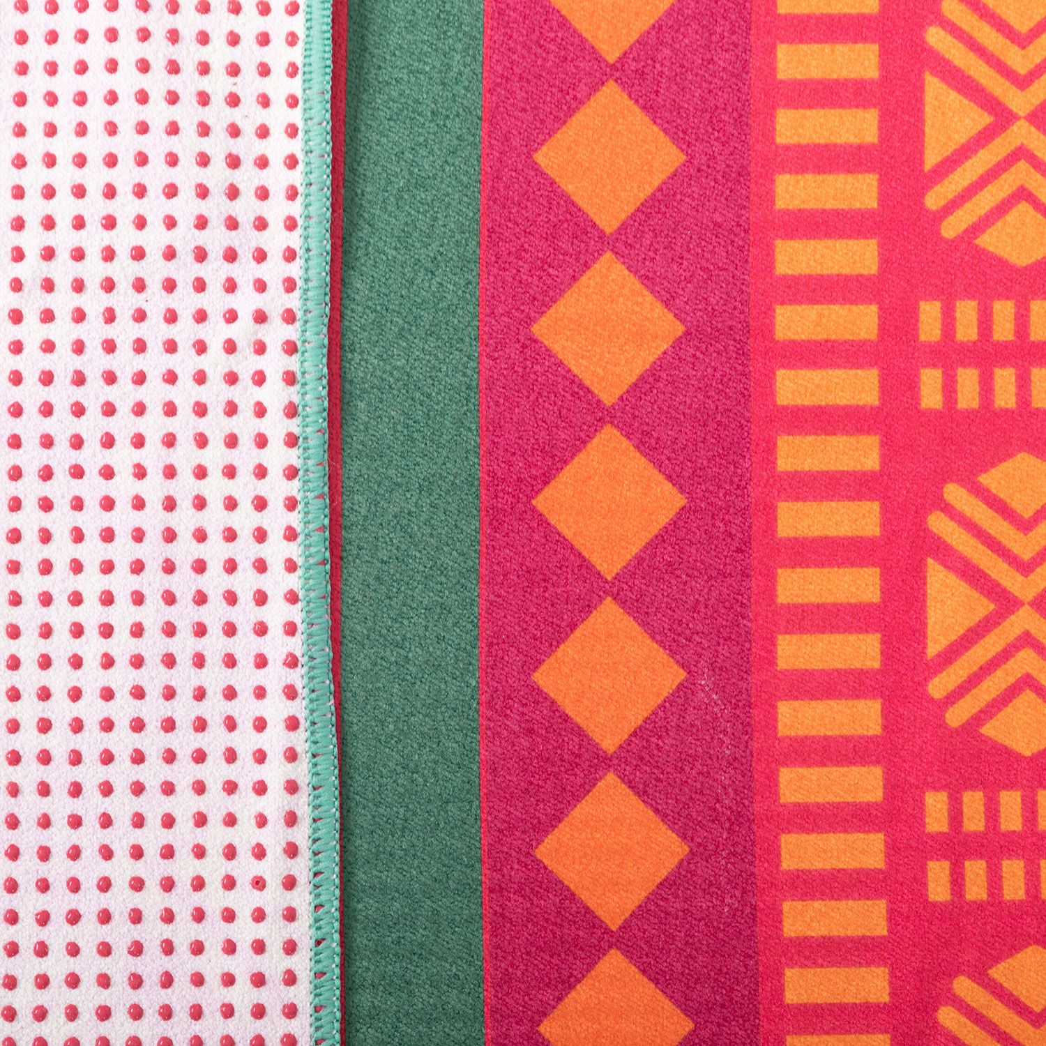 bodhi GRIP² Yoga Towel Art Collection, Safari Sari, rouge-jaune