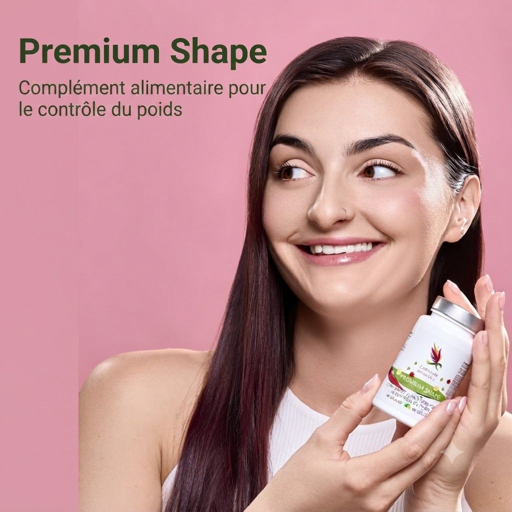 Bouteille Carnium Botanicals Premium Shape avec boîte.
