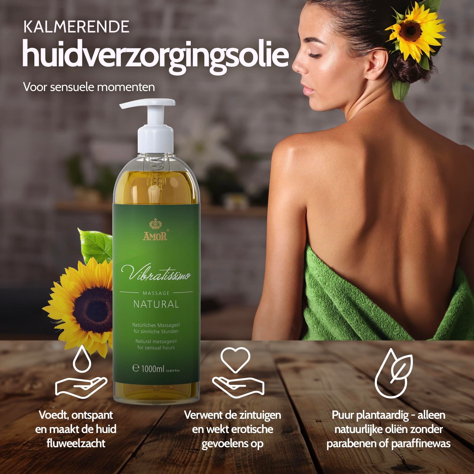 Vibratissimo Massageolie Natural