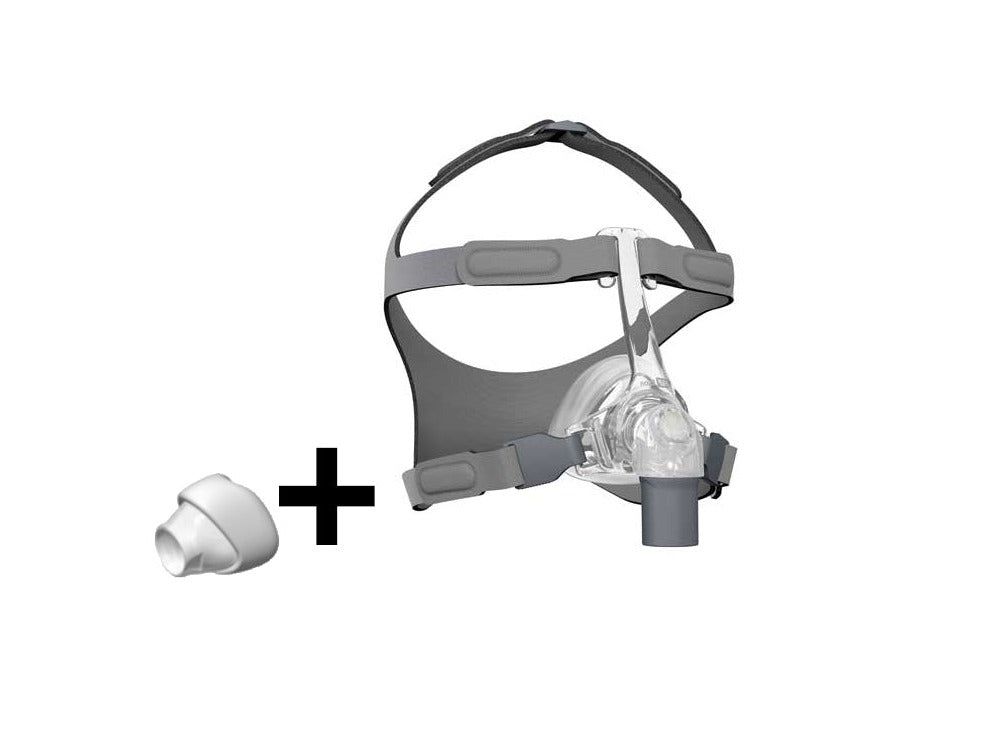 Masque nasal avec harnais et coussin de remplacement.